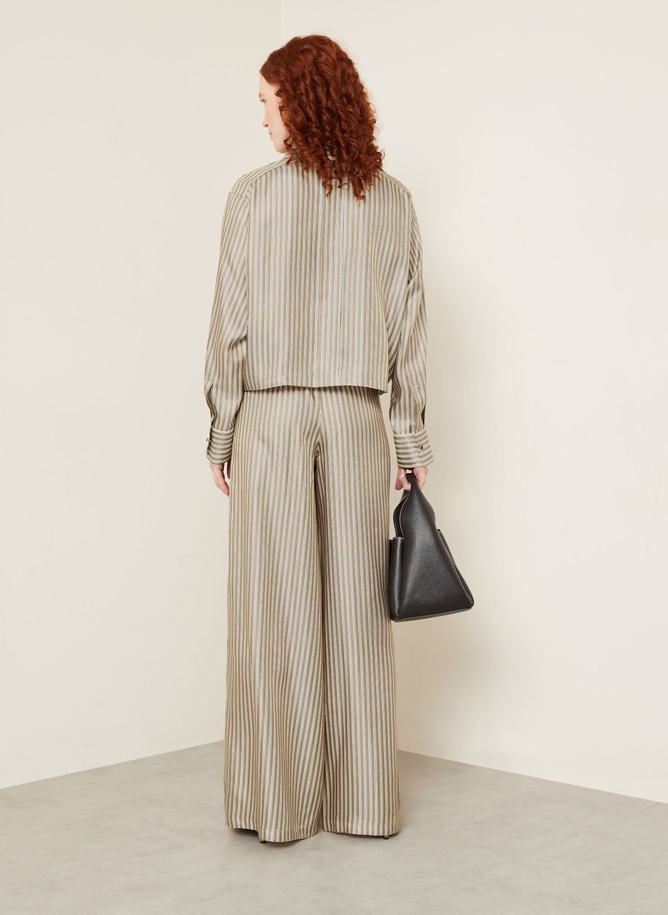 Max Mara Wide leg trousers LADINO made of silk in light