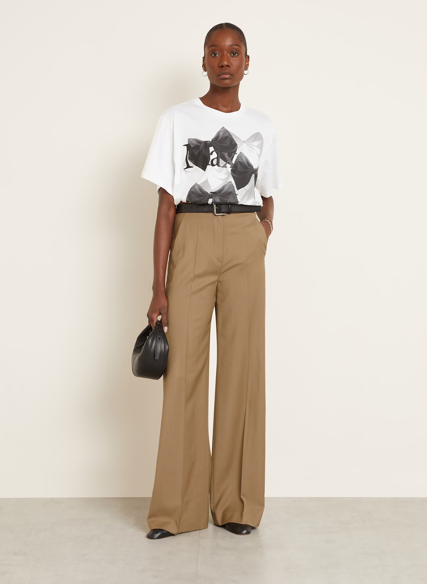 Max Mara T-shirt SEQUOIA in white