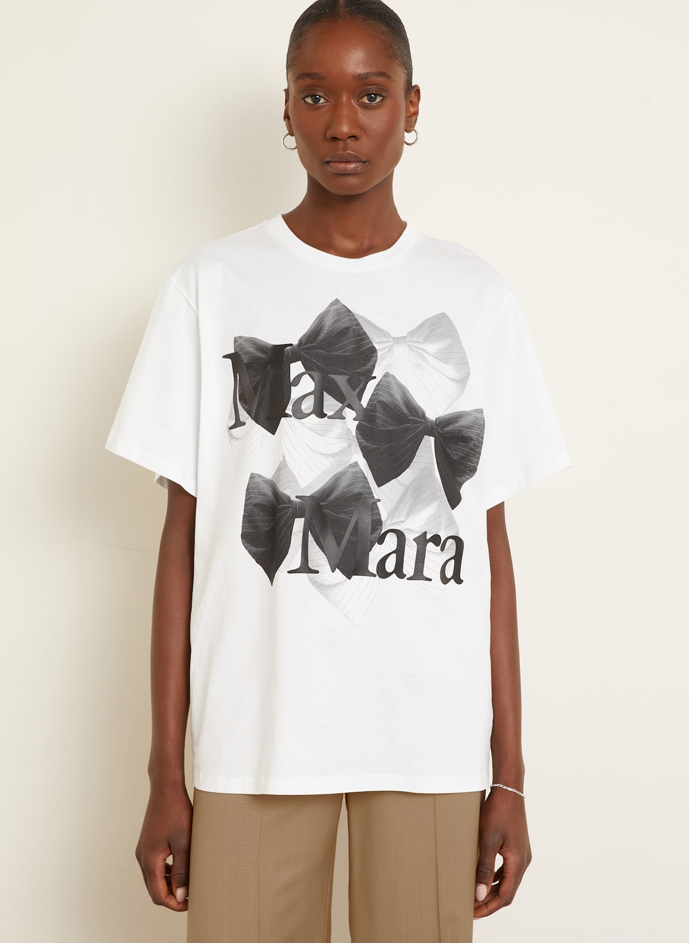 Max Mara T-shirt SEQUOIA in white