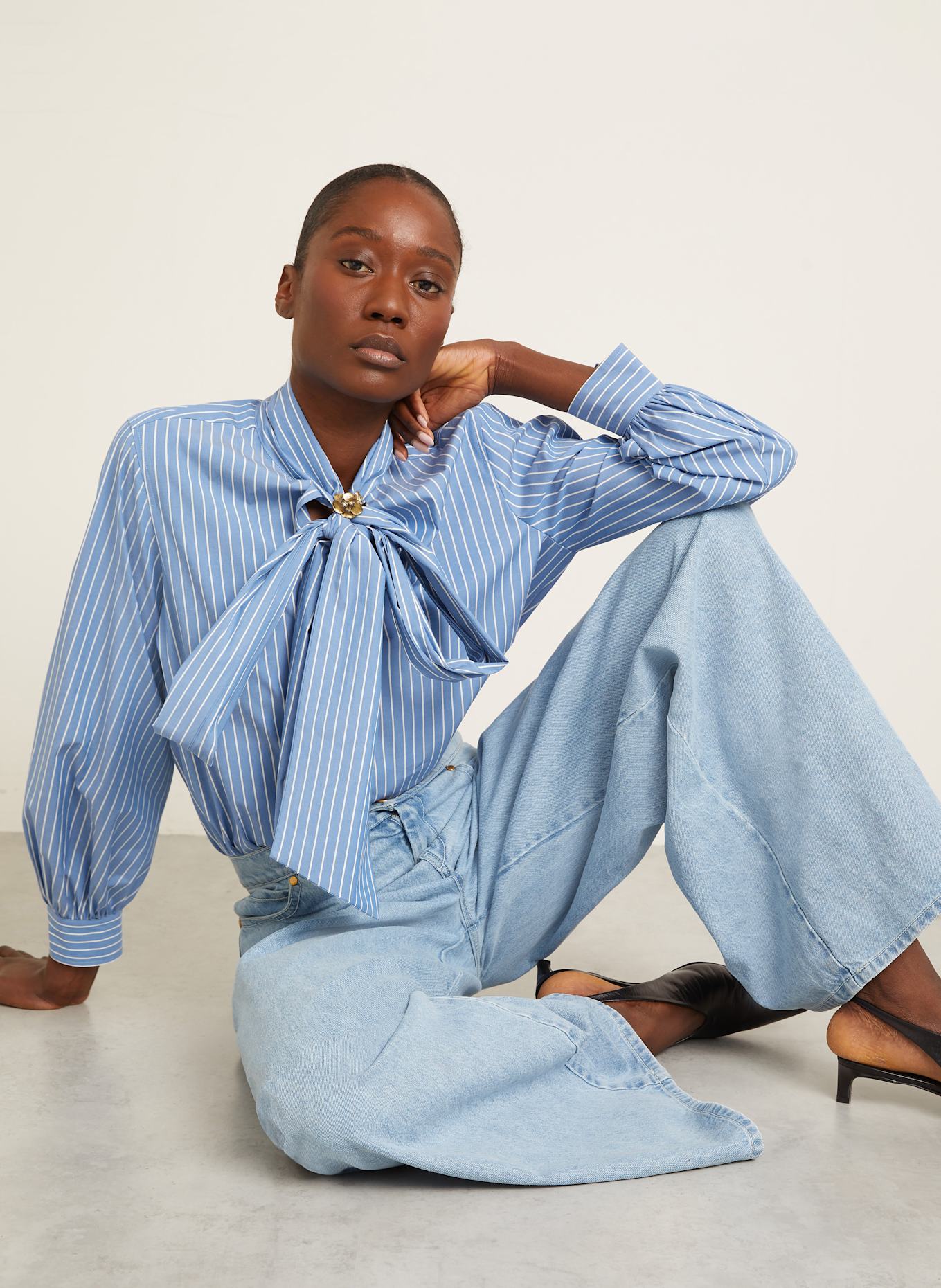 Max Mara Straight Jeans AFFARI: 003 LIGHT BLUE