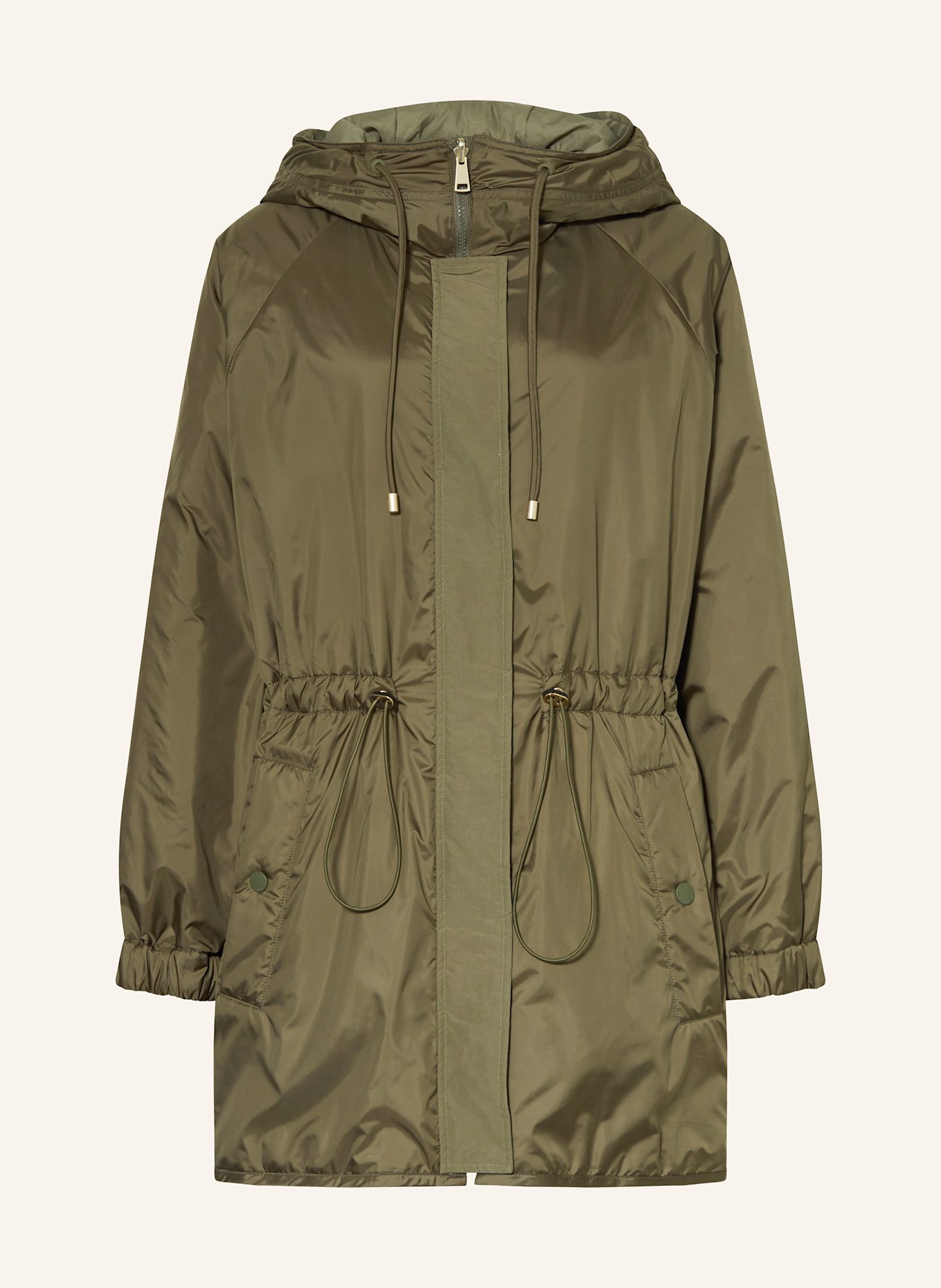 WEEKEND Max Mara ALCAMO reversible coat: KHAKI