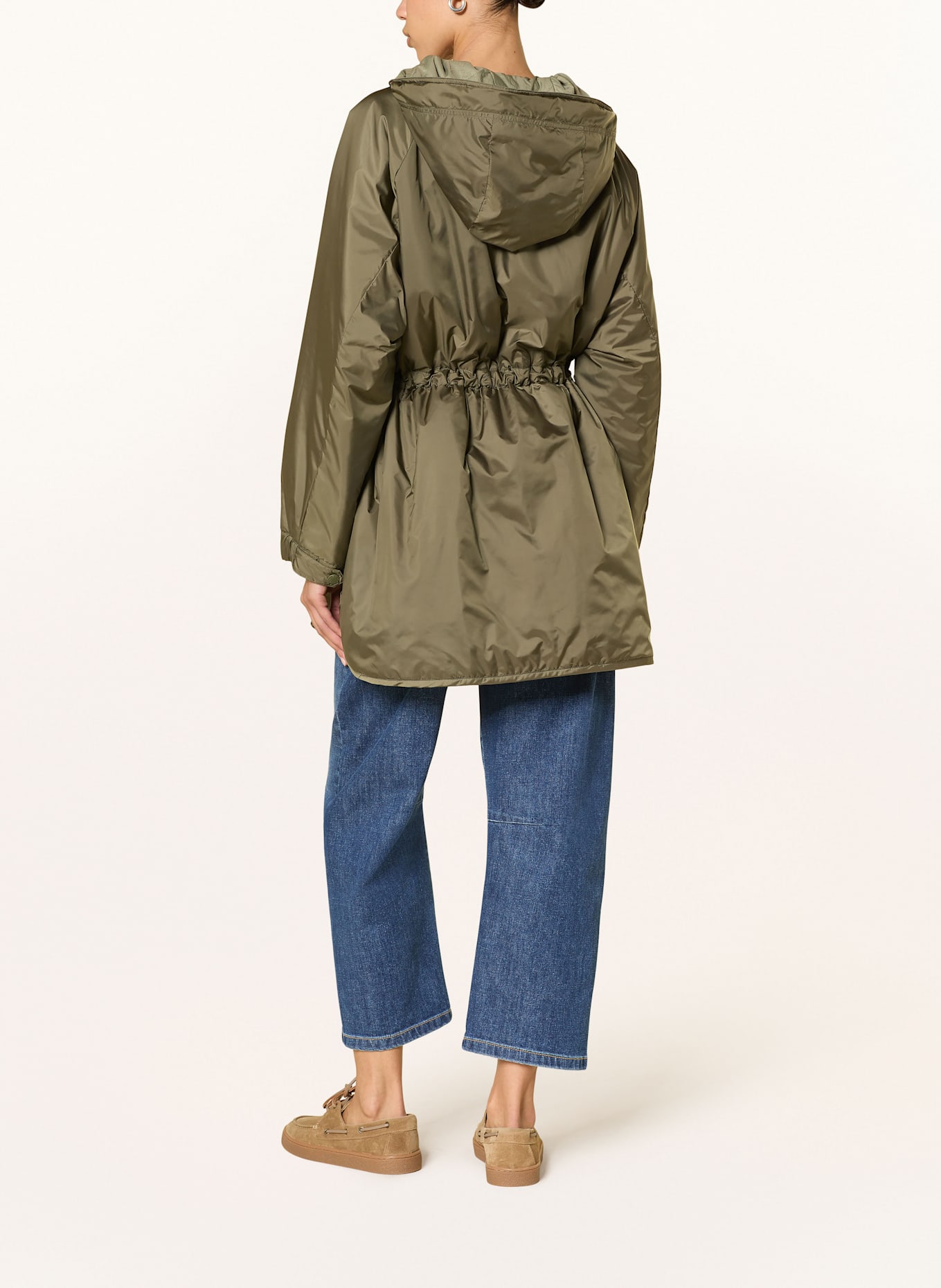 WEEKEND Max Mara ALCAMO reversible coat: KHAKI
