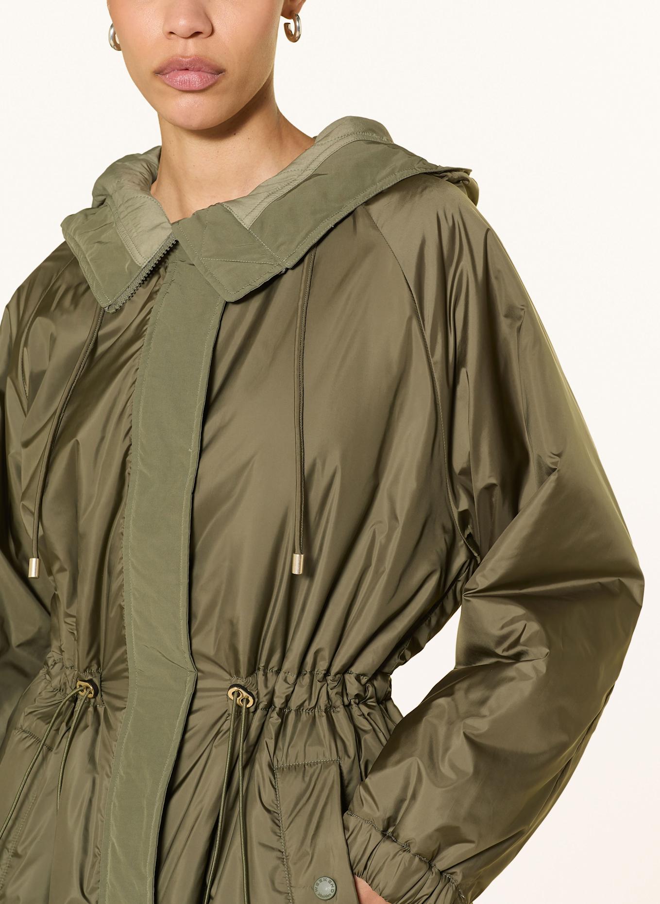 WEEKEND Max Mara ALCAMO reversible coat: KHAKI