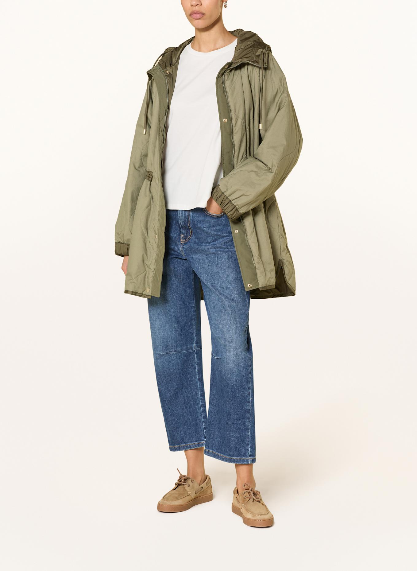 WEEKEND Max Mara ALCAMO reversible coat: KHAKI