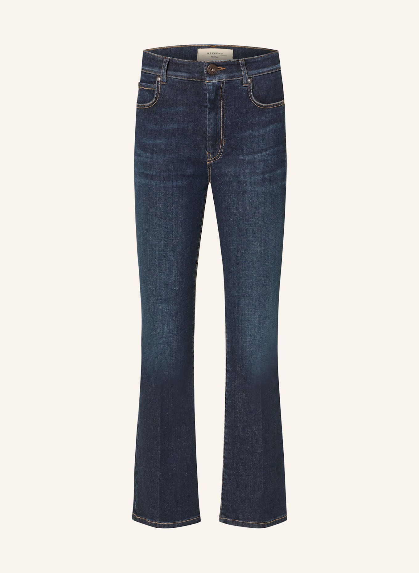 WEEKEND Max Mara Jeansy flare RAPALLO: 004 NAVY