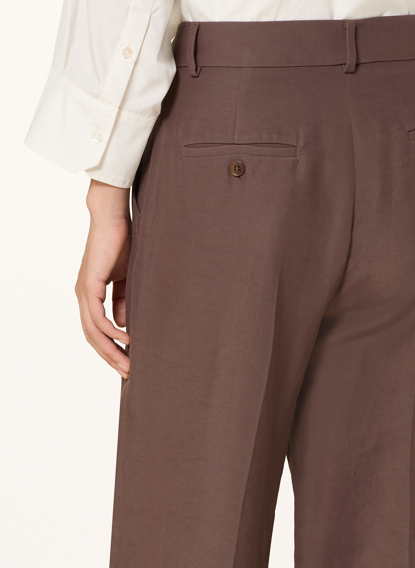 WEEKEND Max Mara Marlenehose Ballo: DUNKELBRAUN