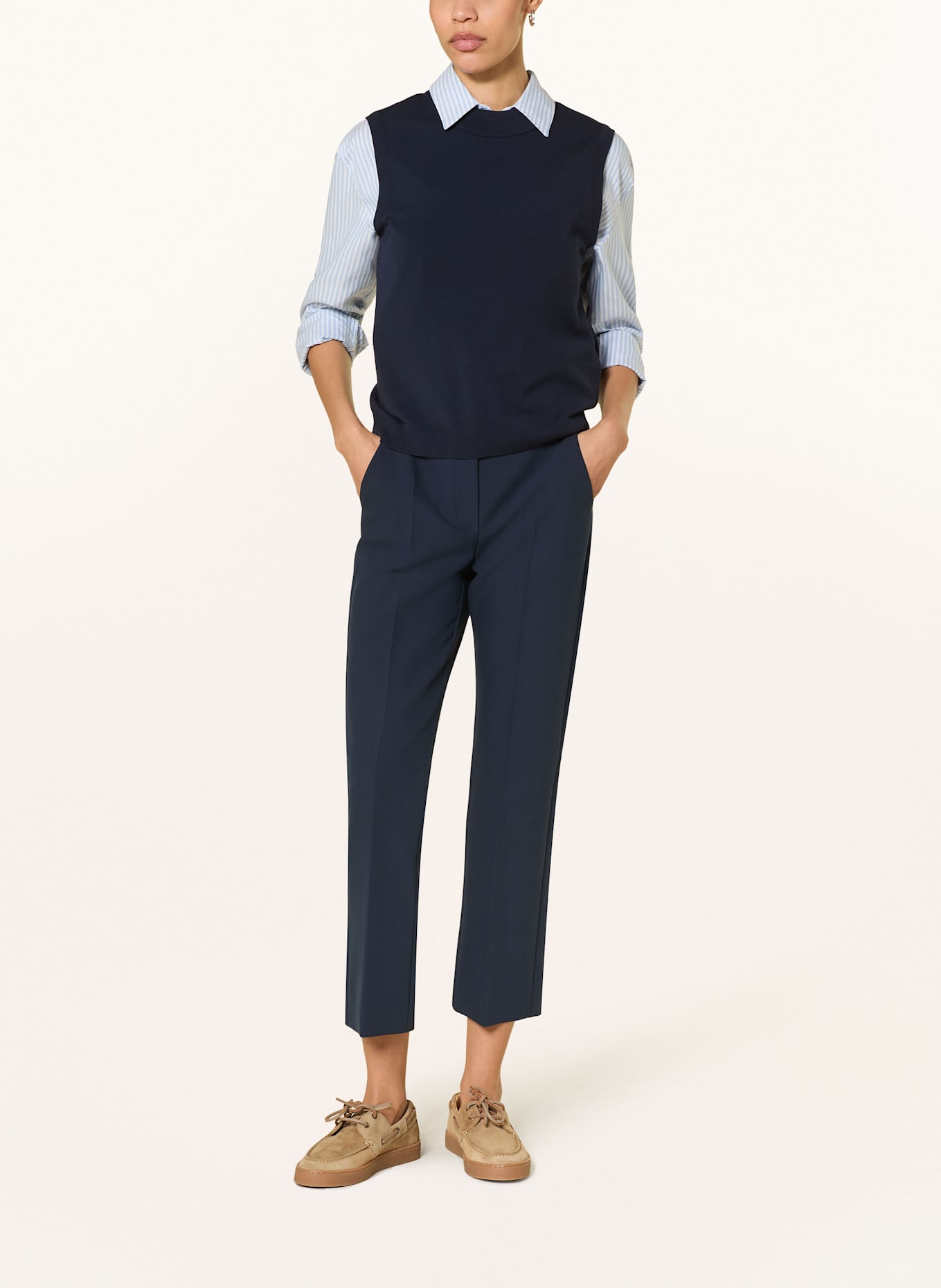 WEEKEND Max Mara Stricktop NAZIONE: DUNKELBLAU