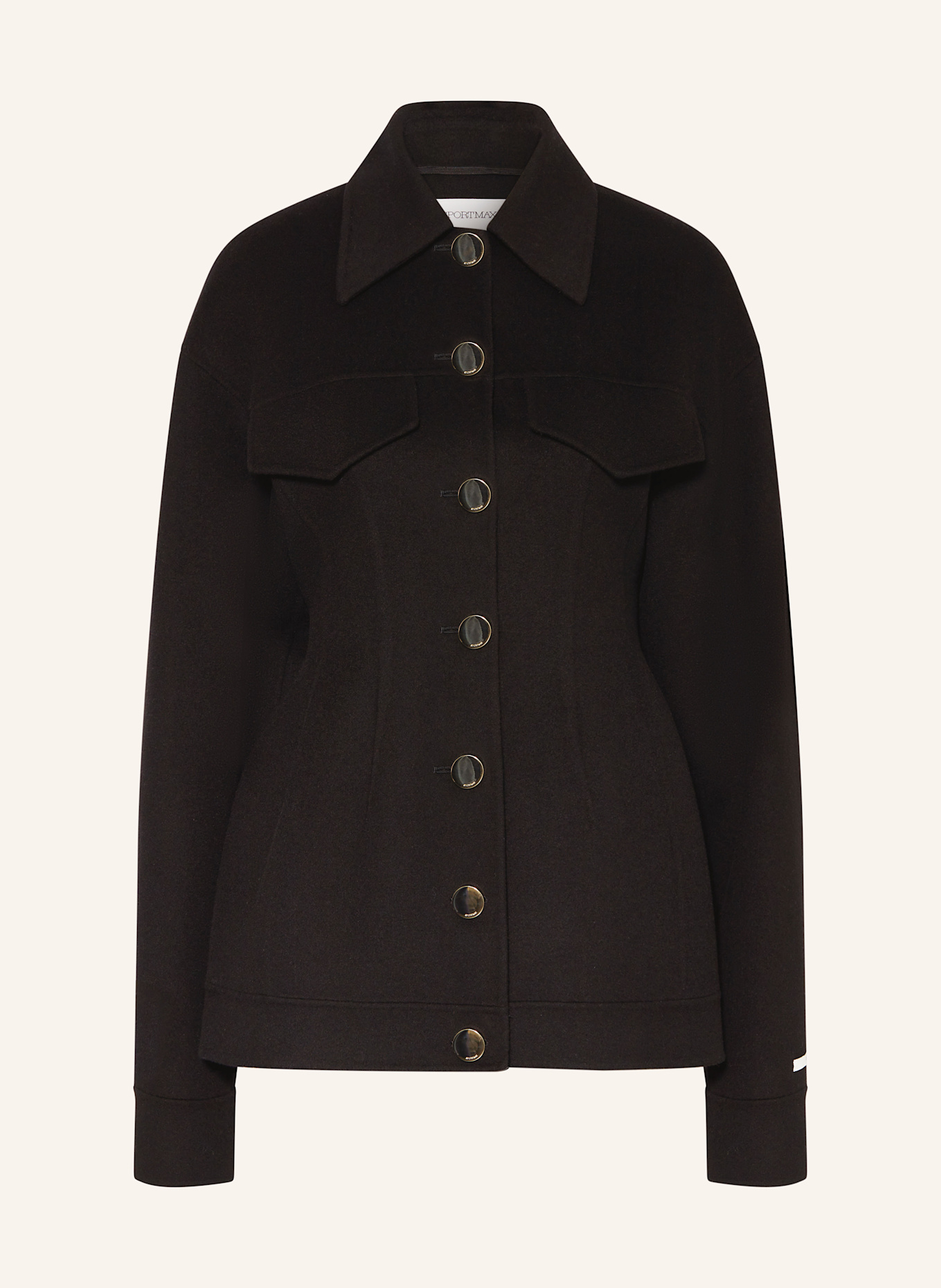 SPORTMAX Veste EGEO: NOIR