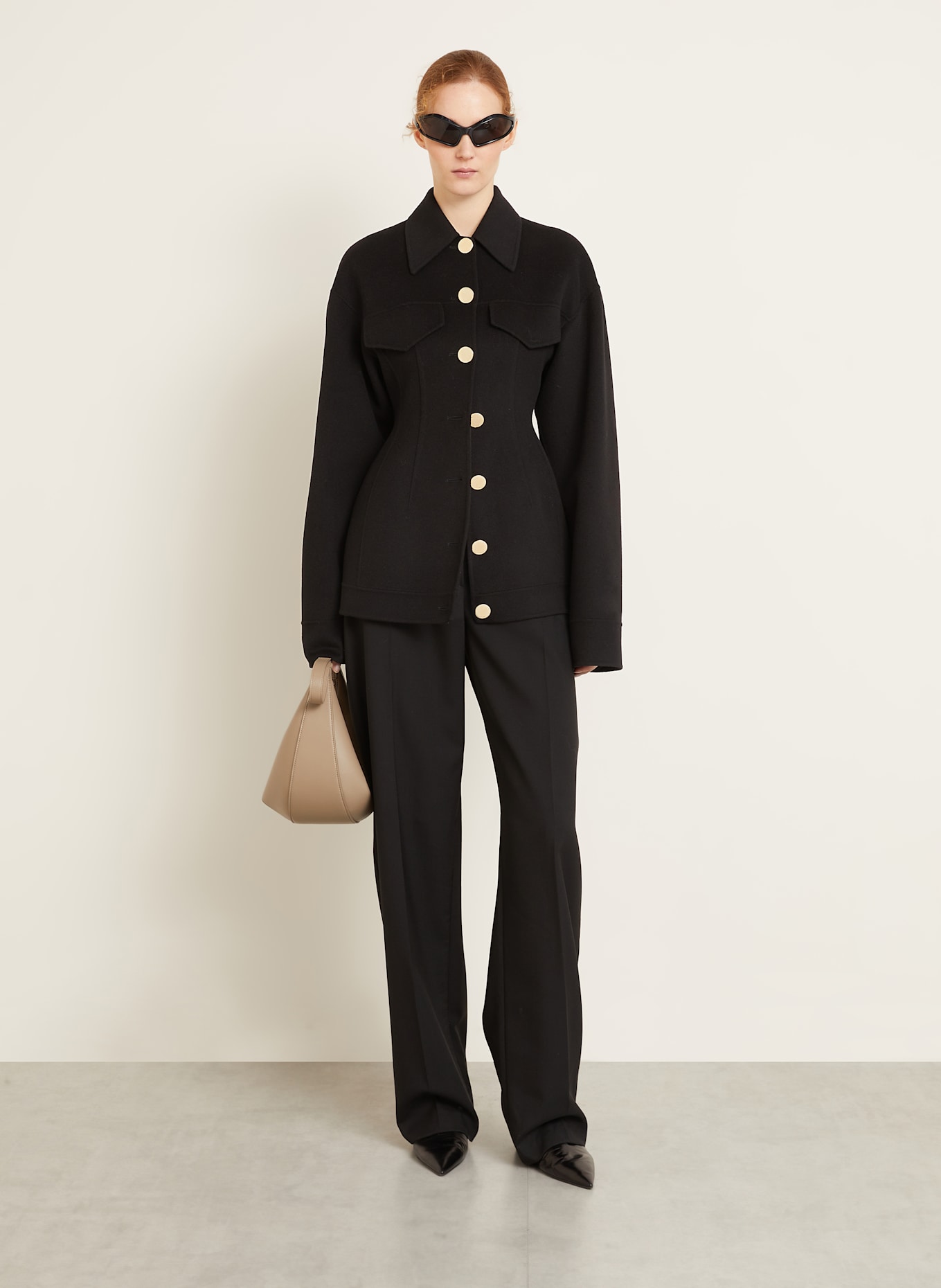 SPORTMAX Veste EGEO: NOIR