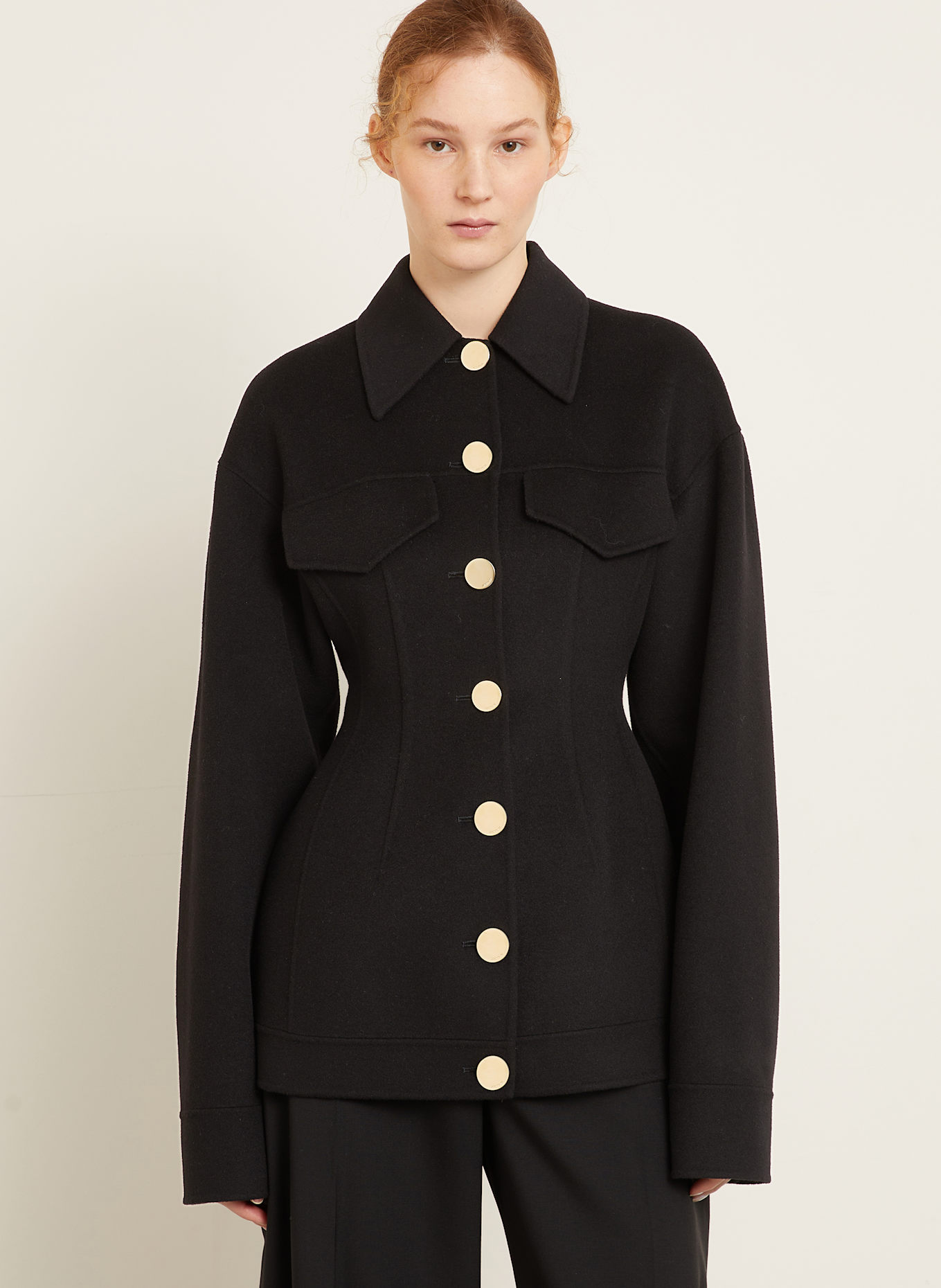 SPORTMAX Veste EGEO: NOIR