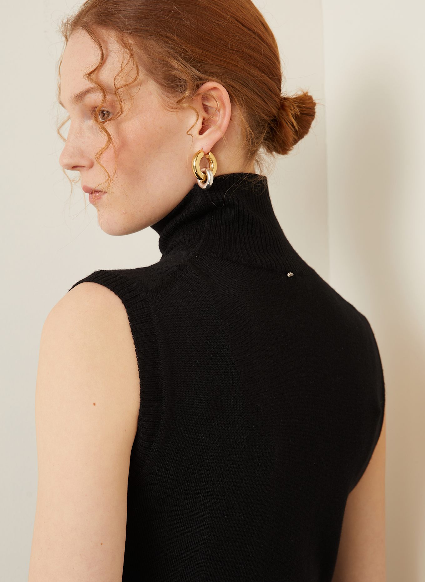 SPORTMAX Stricktop VERTIGO: SCHWARZ