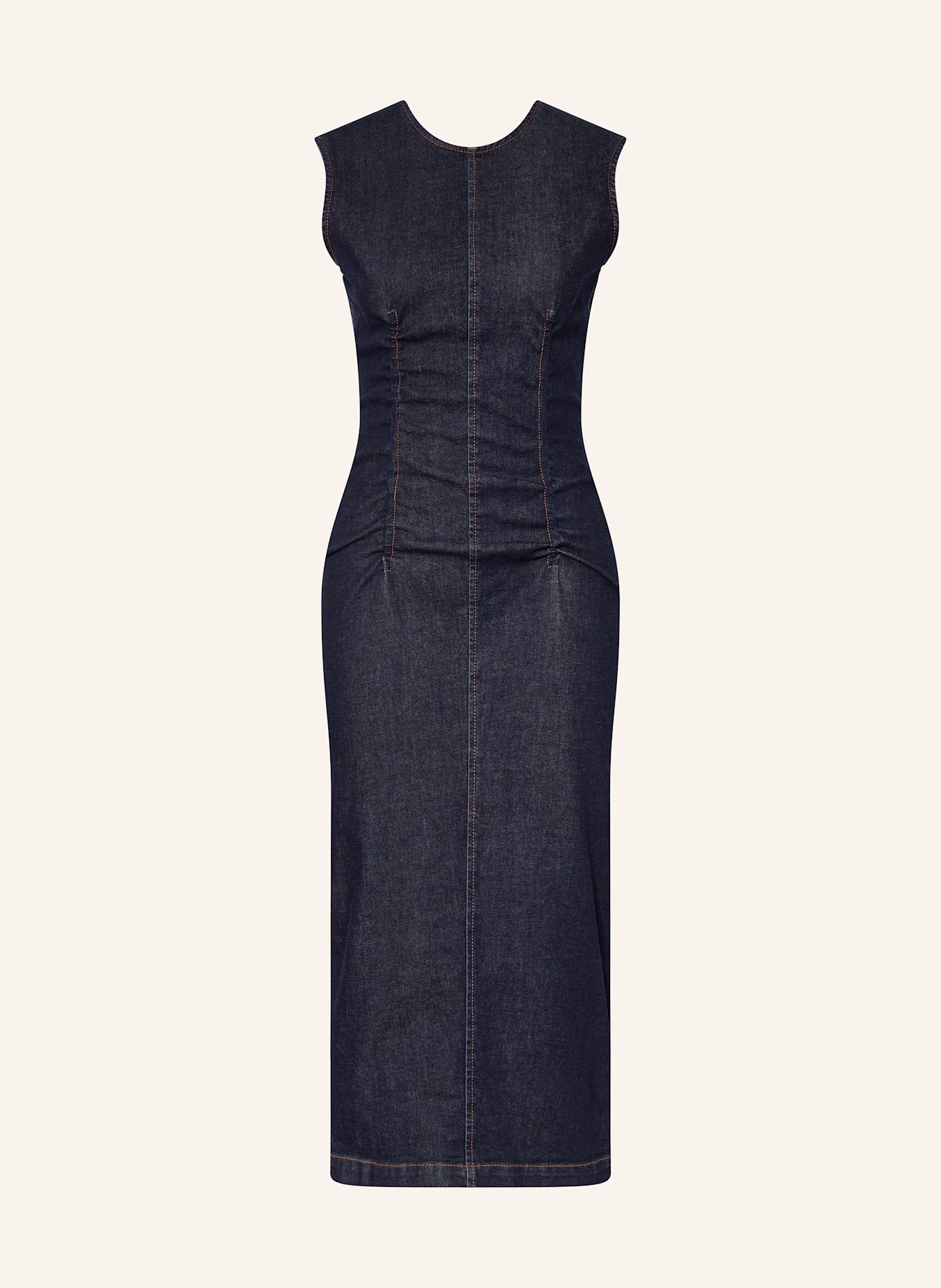 SPORTMAX VOTO denim dress in 001 midnightblue