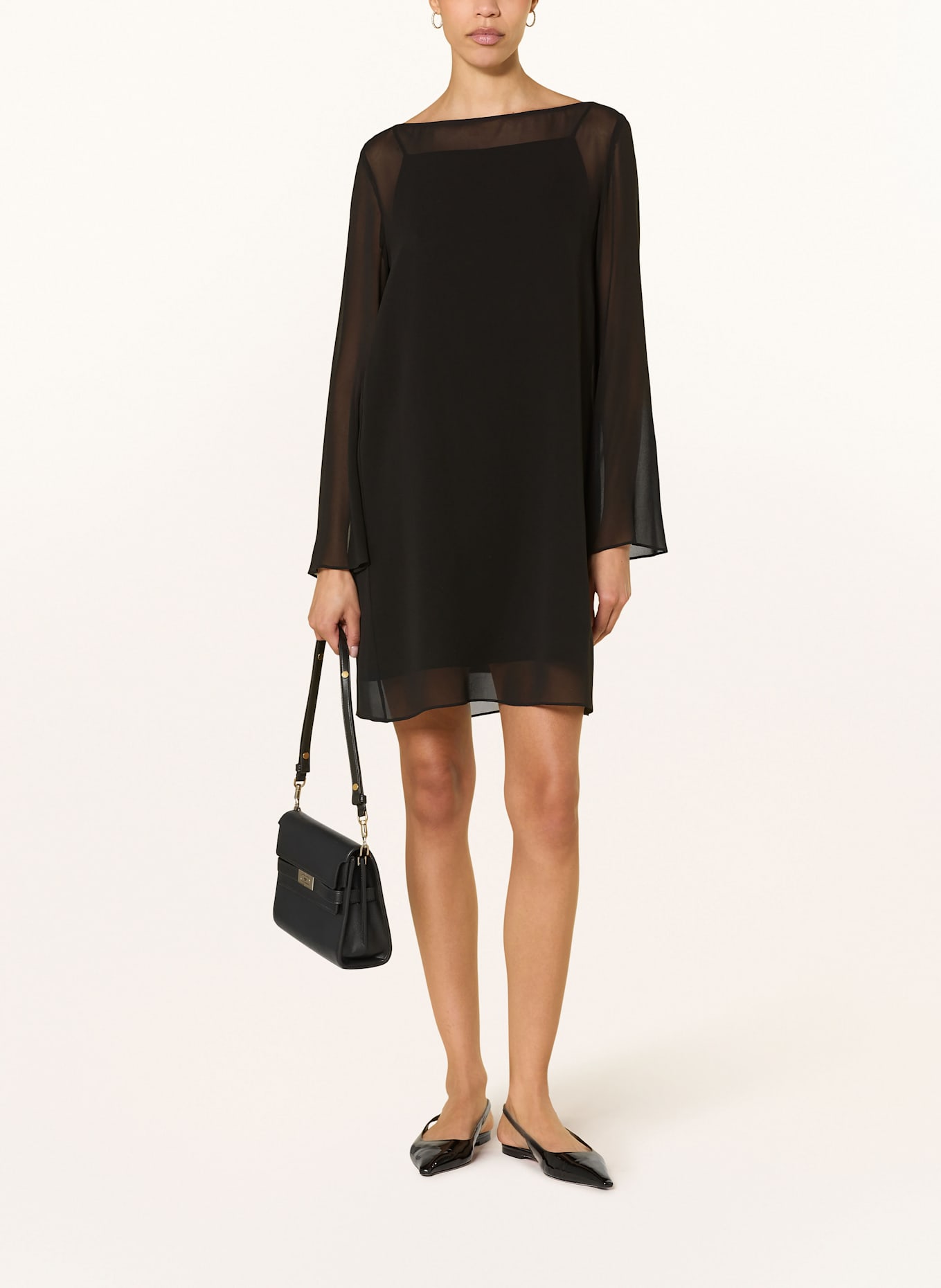 Max Mara STUDIO Seidenkleid PAGGI: SCHWARZ