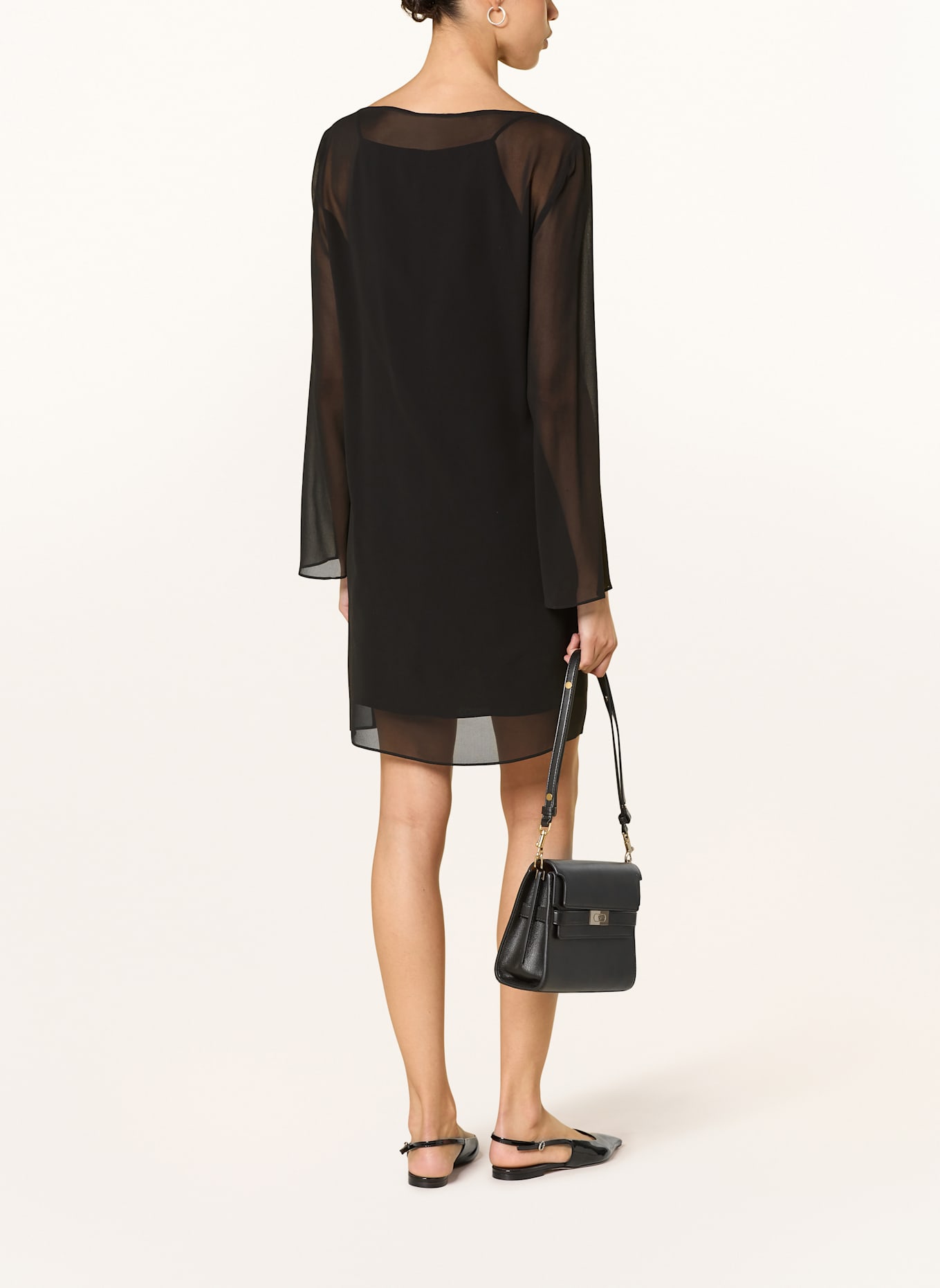 Max Mara STUDIO Seidenkleid PAGGI: SCHWARZ