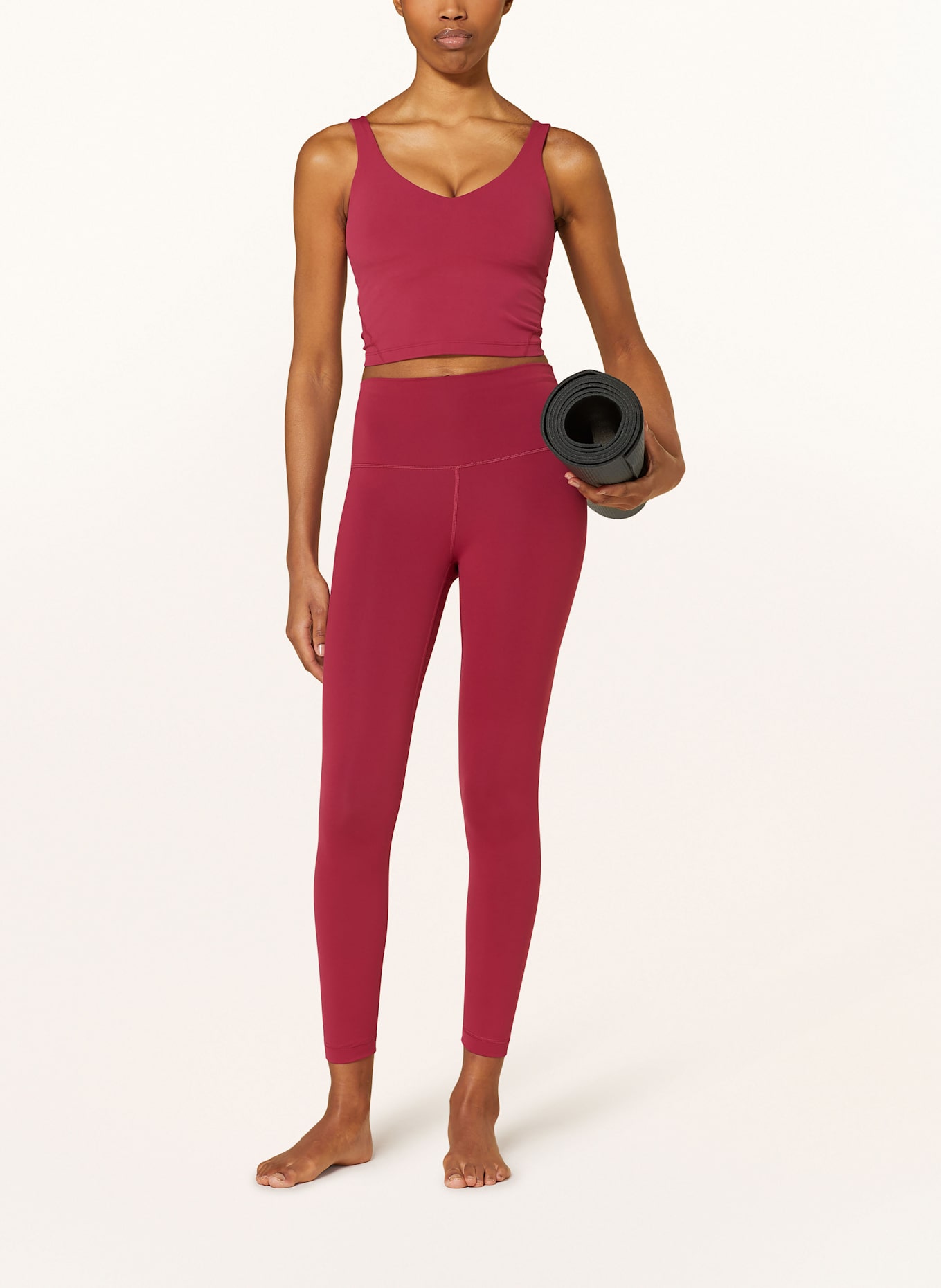 lululemon Cropped-Top ALIGN™: DUNKELROT