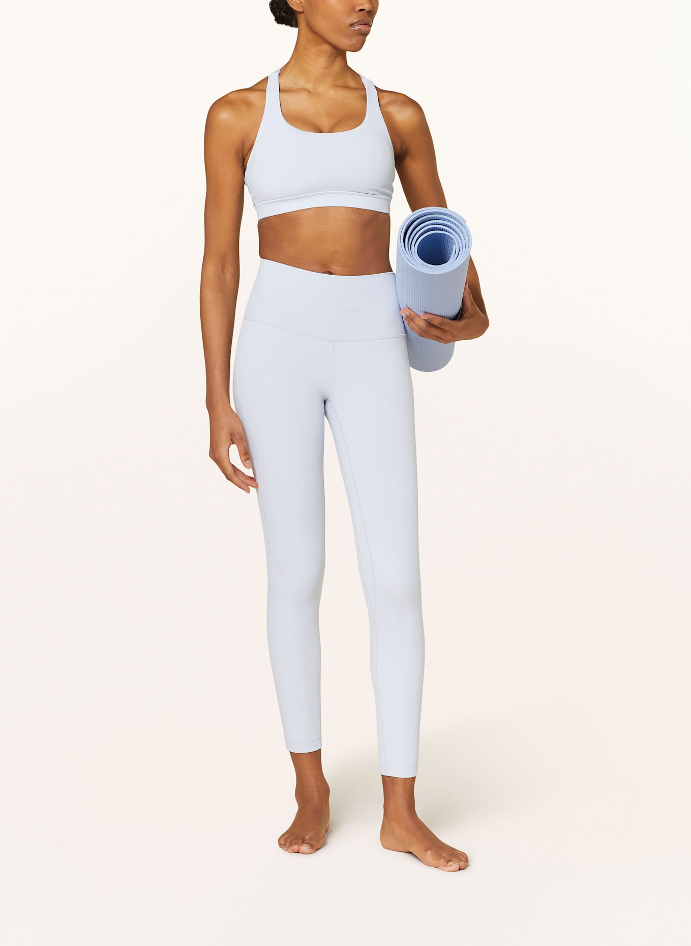 lululemon Legginsy ALIGN™ HR 25IN kolor jasnoniebieski