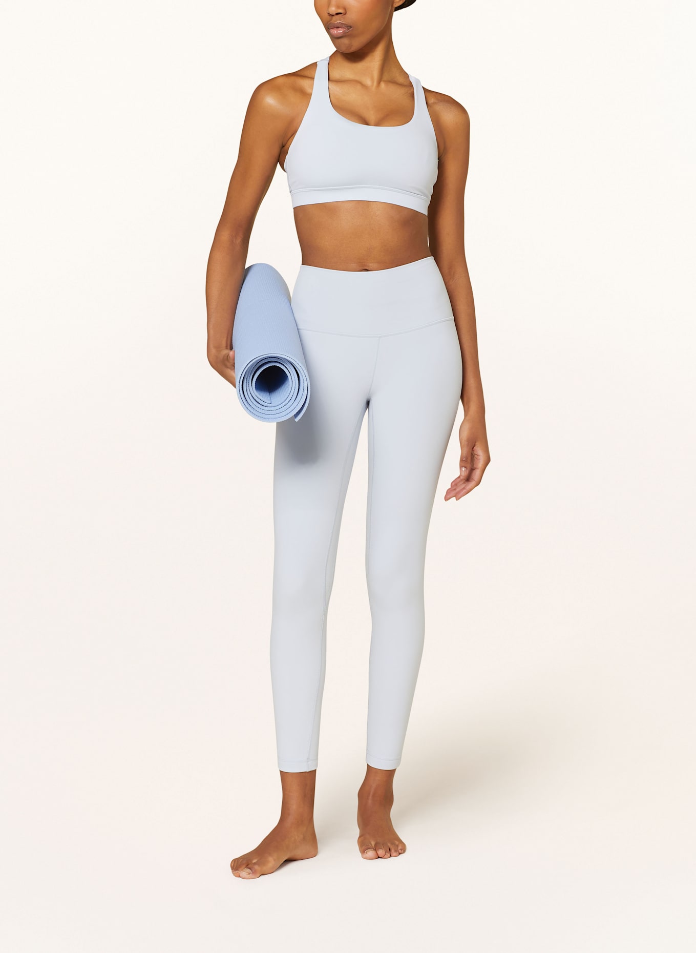 lululemon ENERGY sports bra: LIGHT BLUE