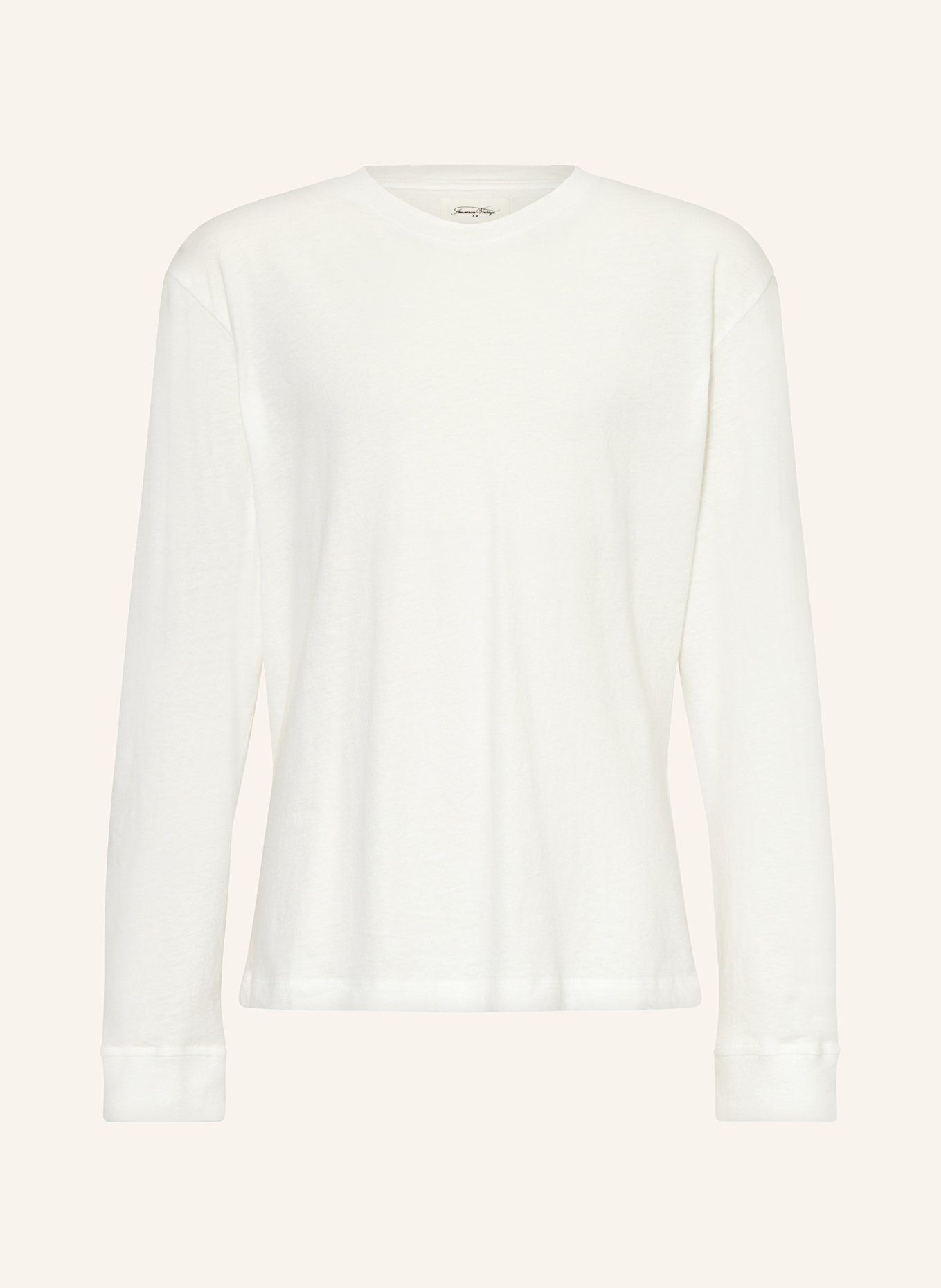 American Vintage Longsleeve: WEISS