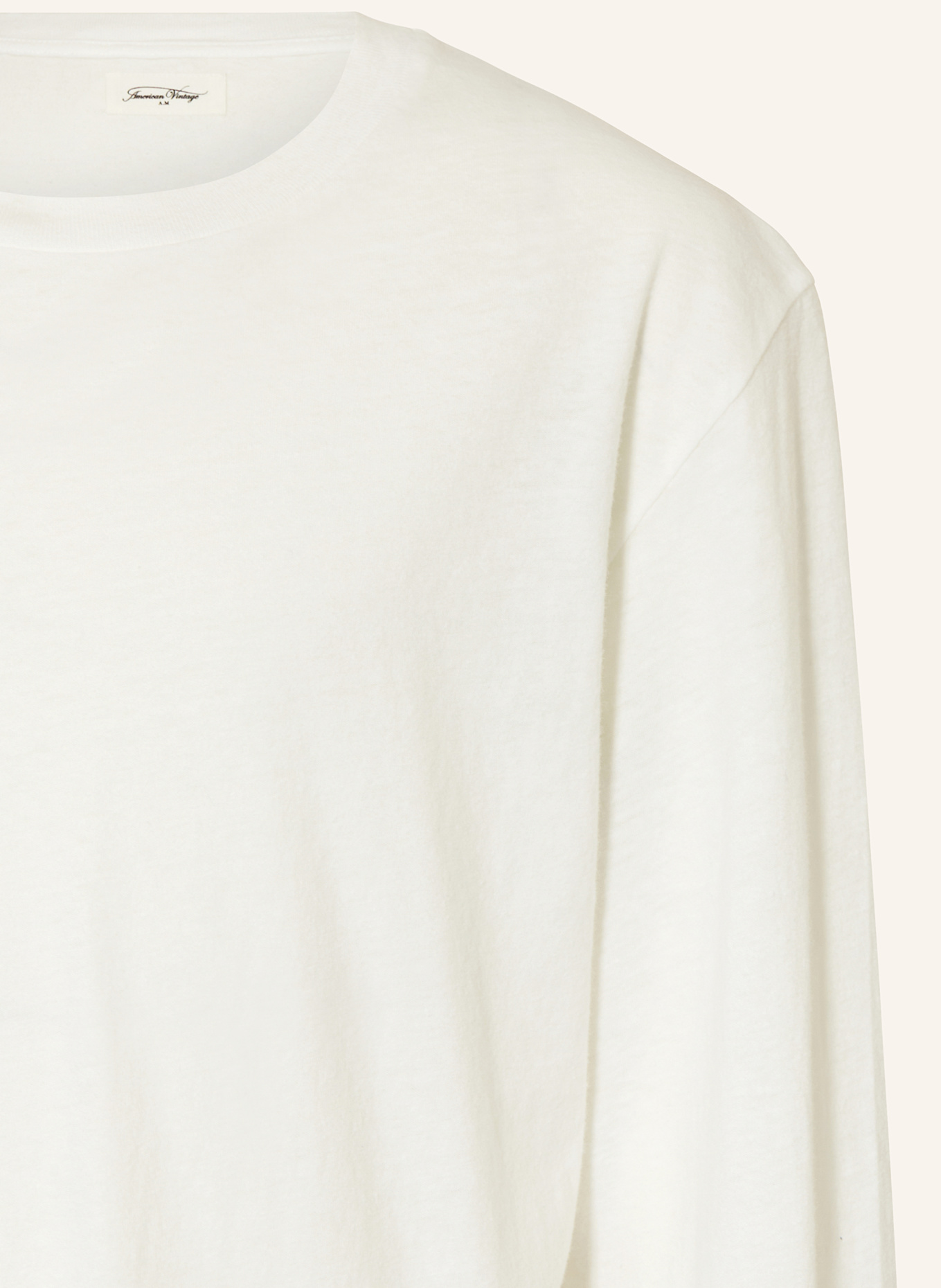 American Vintage Longsleeve: WEISS