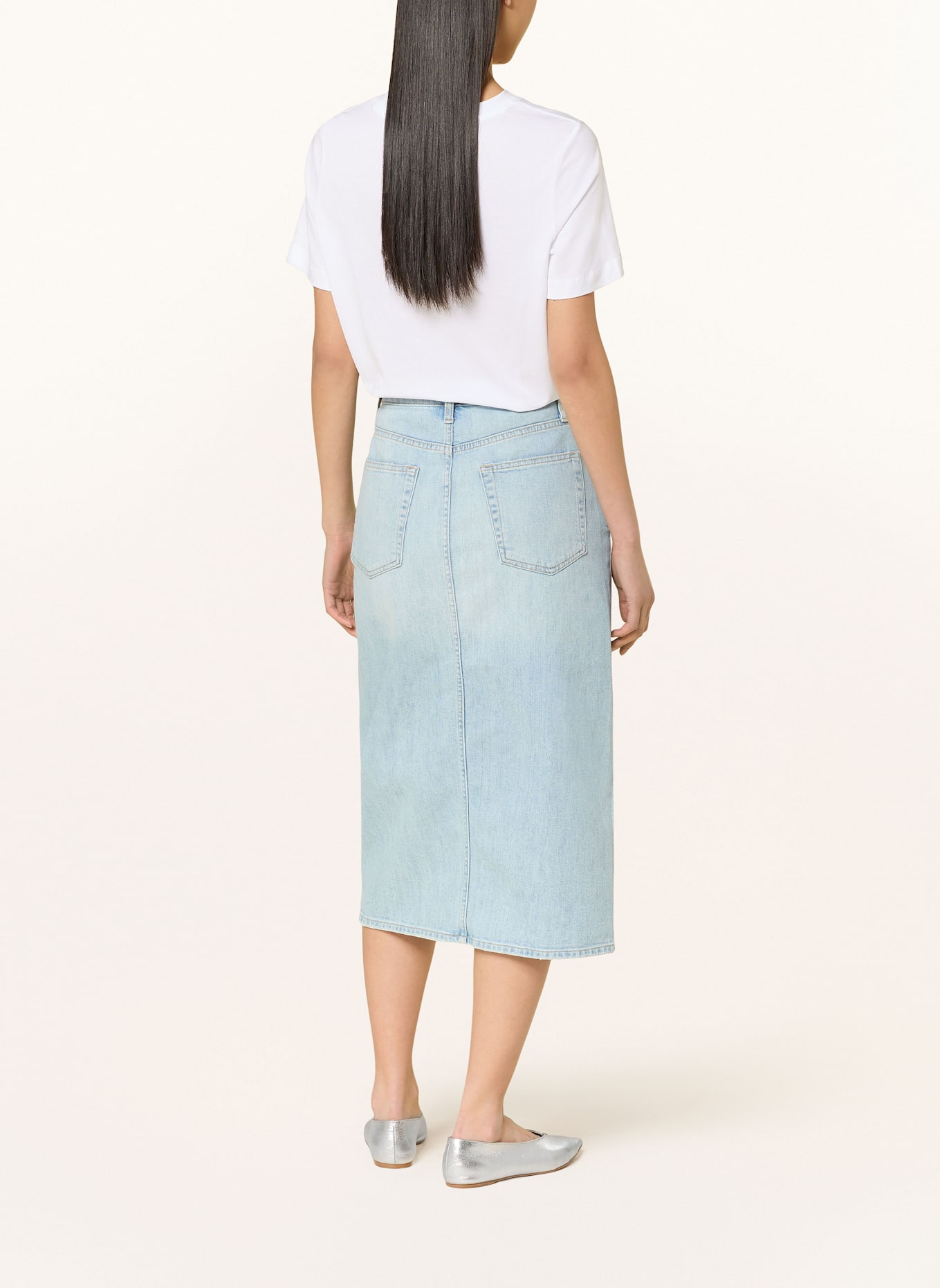 Rich & Royal Denim skirt: 700 DENIM BLUE