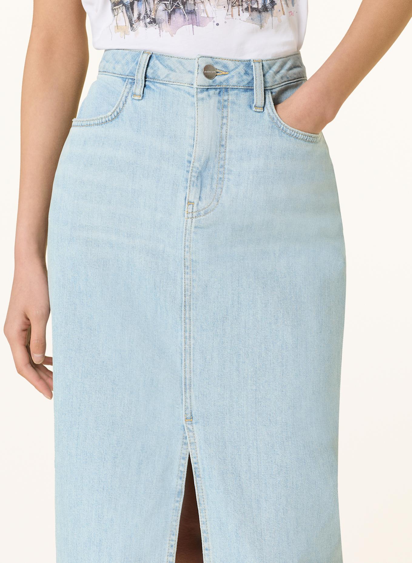 Rich & Royal Denim skirt: 700 DENIM BLUE