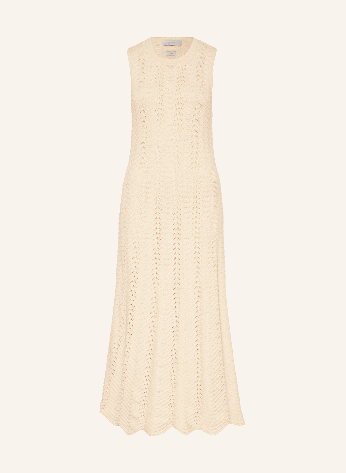 Rich & Royal Strickkleid: CREME
