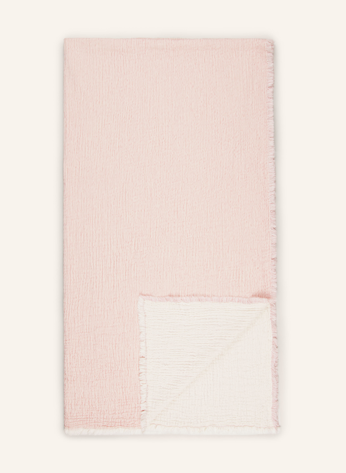 ESKIMO Narzuta na łóżko ARTEMIS: BLADORÓŻOWY / KREMOWY