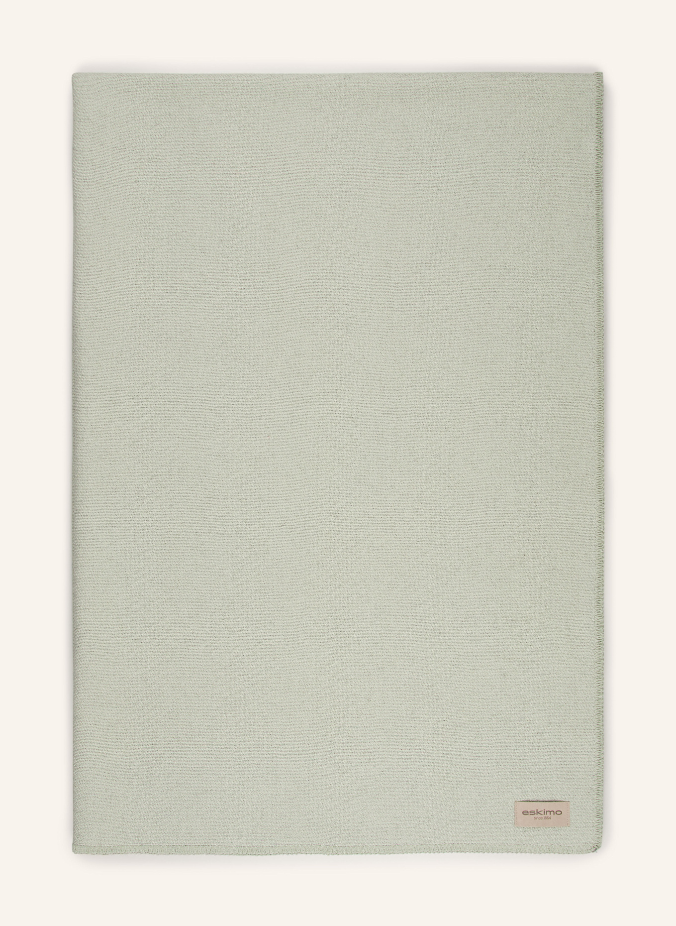ESKIMO Narzuta na łóżko COTOLA: JASNOZIELONY / SZARY
