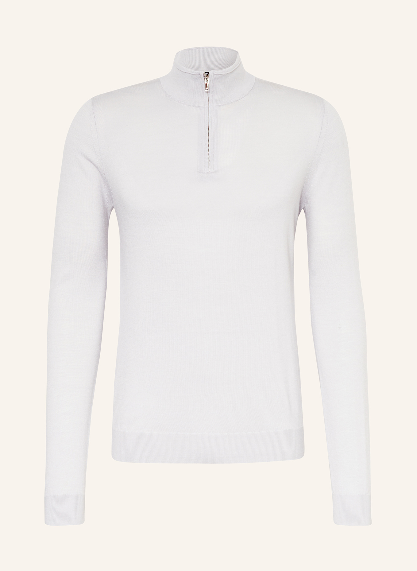 REISS Half-zip sweater BLACKHALL: LIGHT BLUE