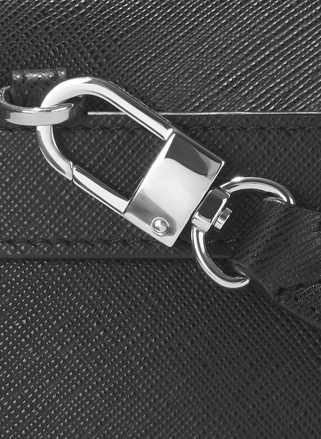 MONTBLANC Saffiano business bag SARTORIAL MINI: BLACK