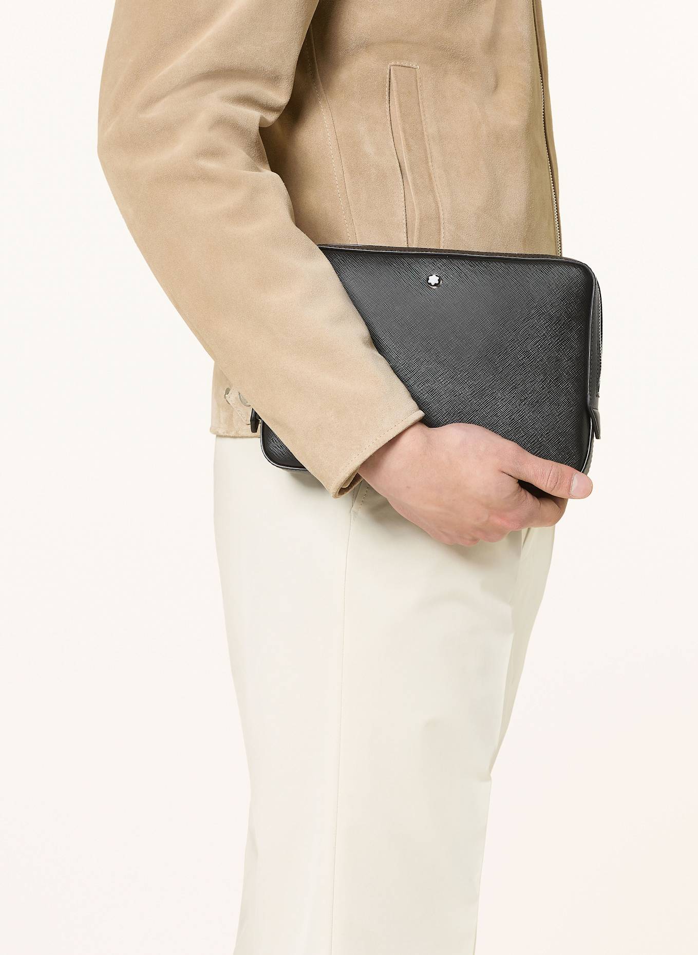 MONTBLANC Saffiano business bag SARTORIAL MINI: BLACK