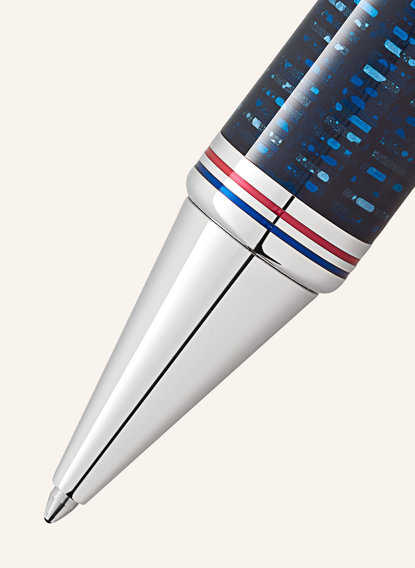 MONTBLANC Kugelschreiber GREAT CHARACTERS HOMMAGE À THE GREAT GATSBY SPECIAL EDITION: BLAU / SILBER