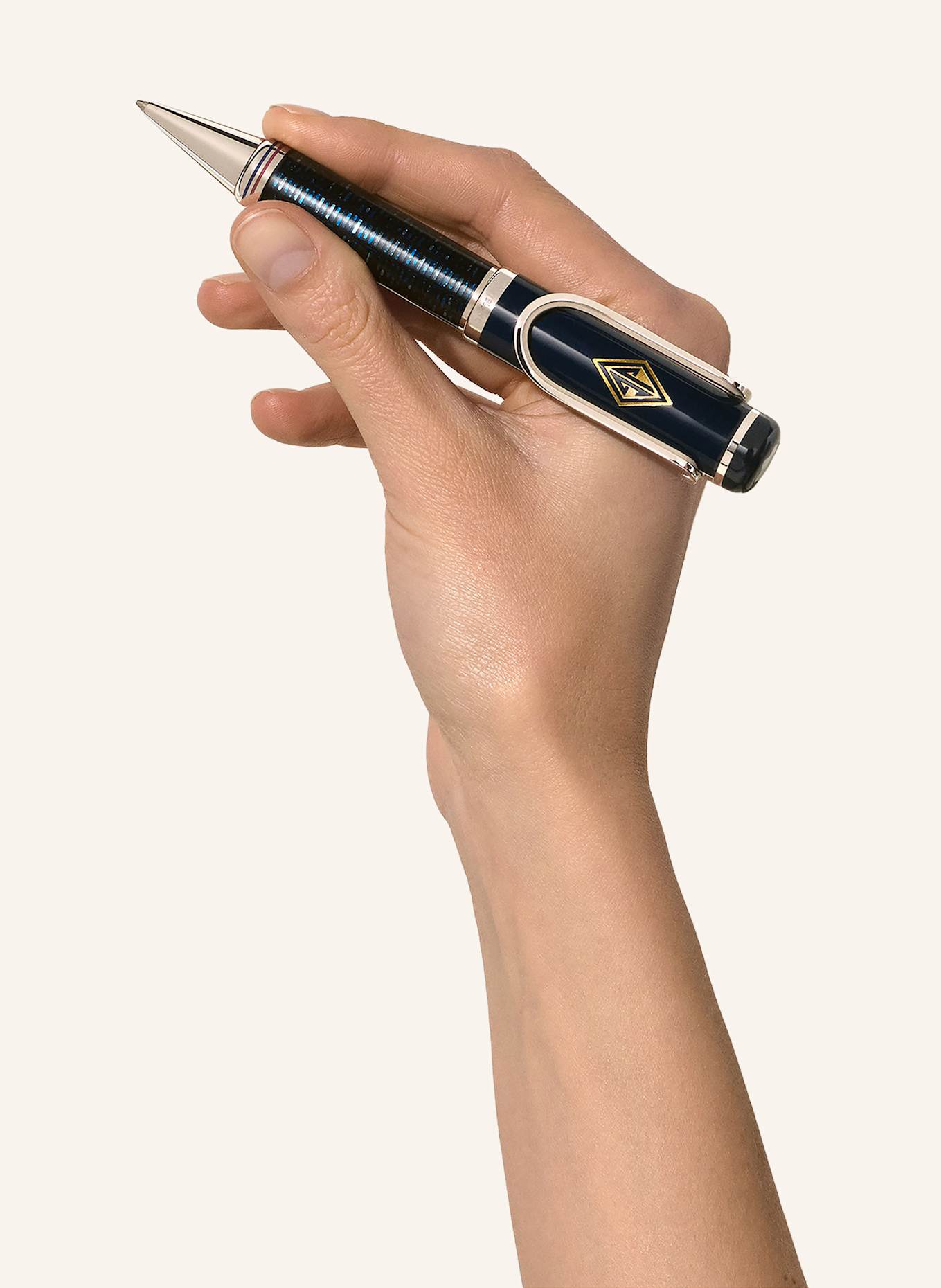 MONTBLANC Kugelschreiber GREAT CHARACTERS HOMMAGE À THE GREAT GATSBY SPECIAL EDITION: BLAU / SILBER