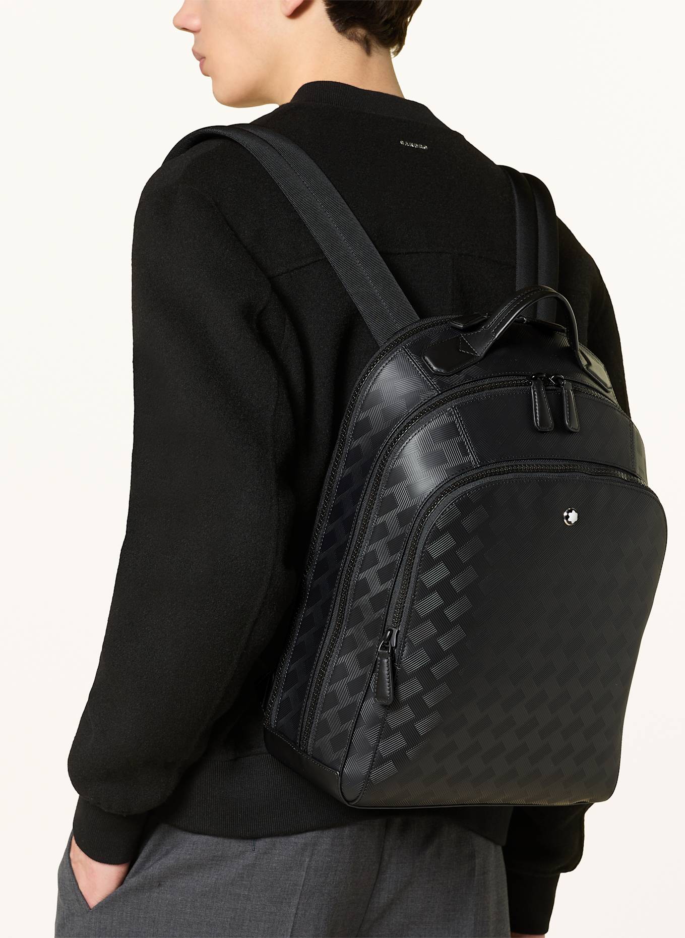 MONTBLANC Backpack: BLACK