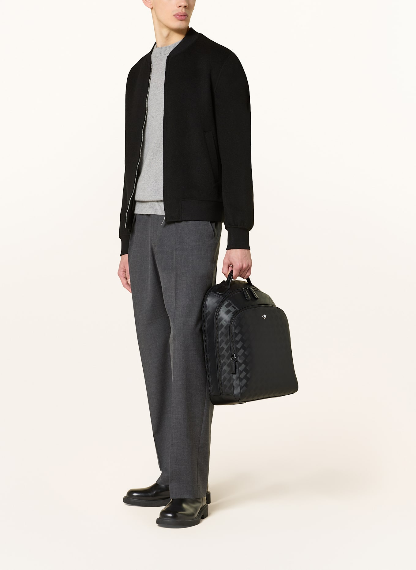 MONTBLANC Backpack: BLACK