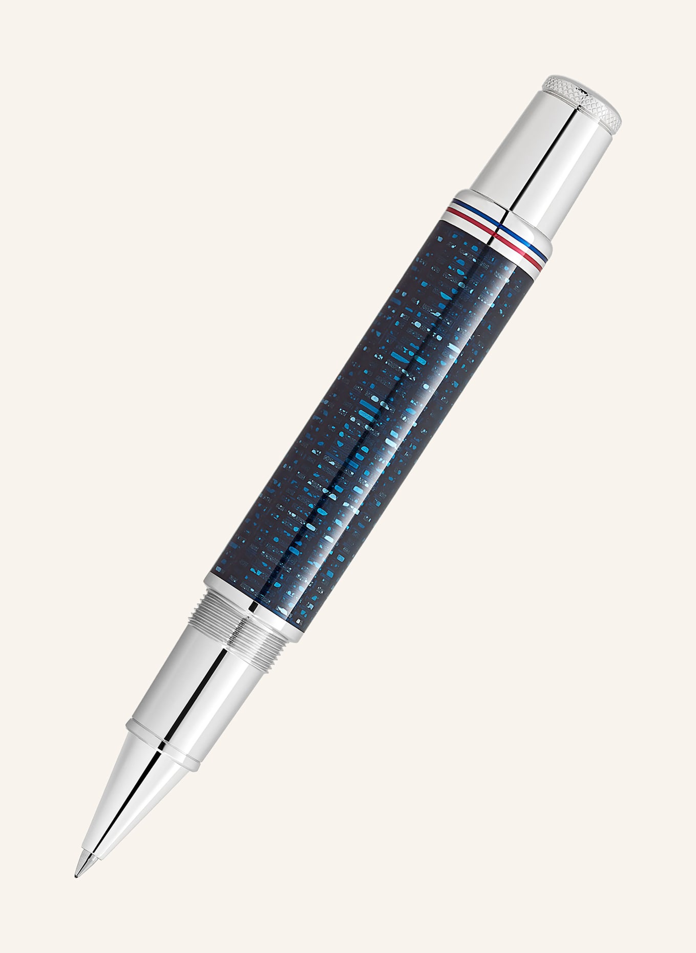 MONTBLANC Rollerball GREAT CHARACTERS HOMMAGE À THE GREAT GATSBY: BLAU / SCHWARZ / SILBER