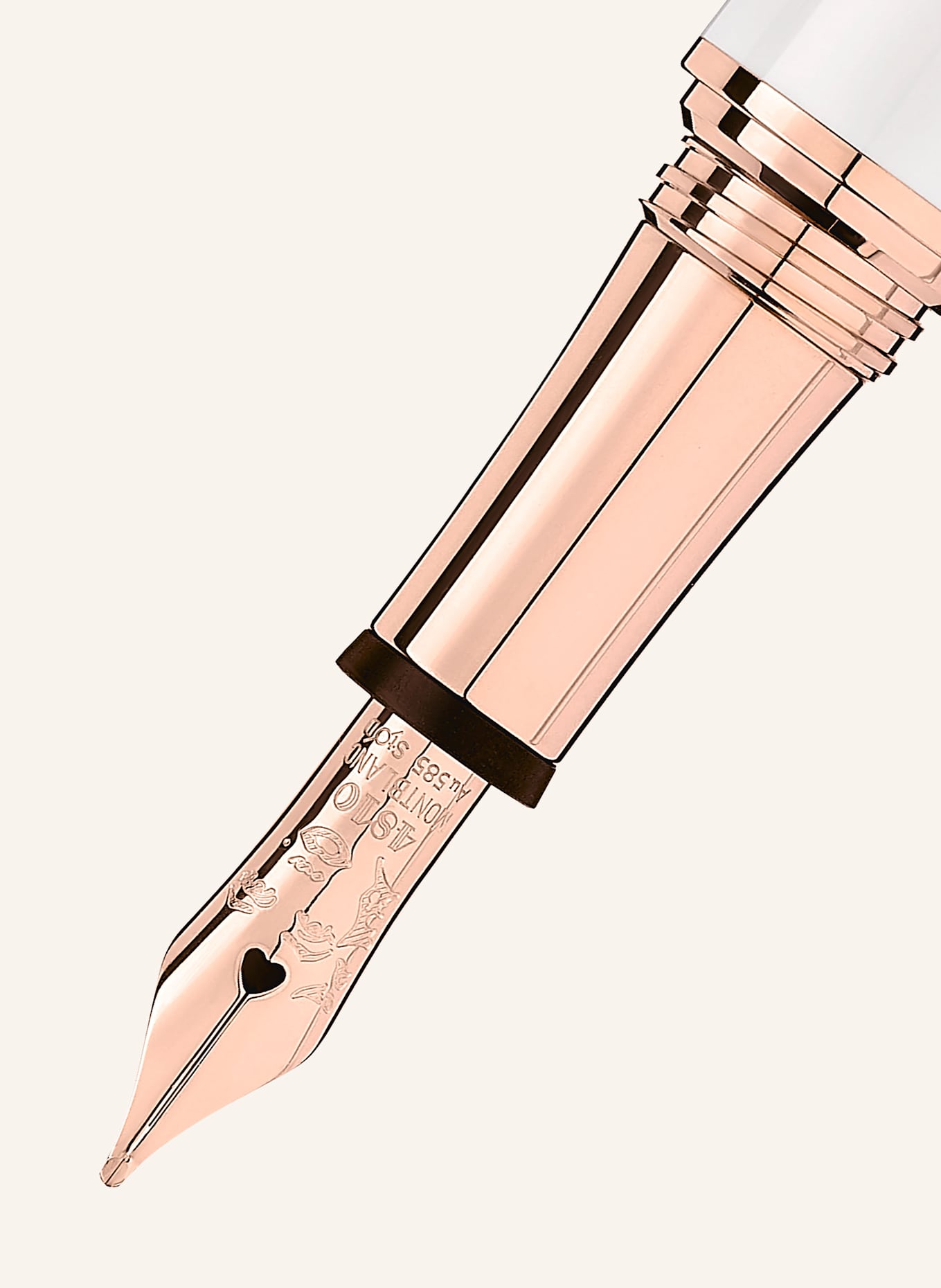 MONTBLANC Füllfederhalter MUSES MARILYN MONROE SPECIAL EDITION PEARL: WEISS / GOLD