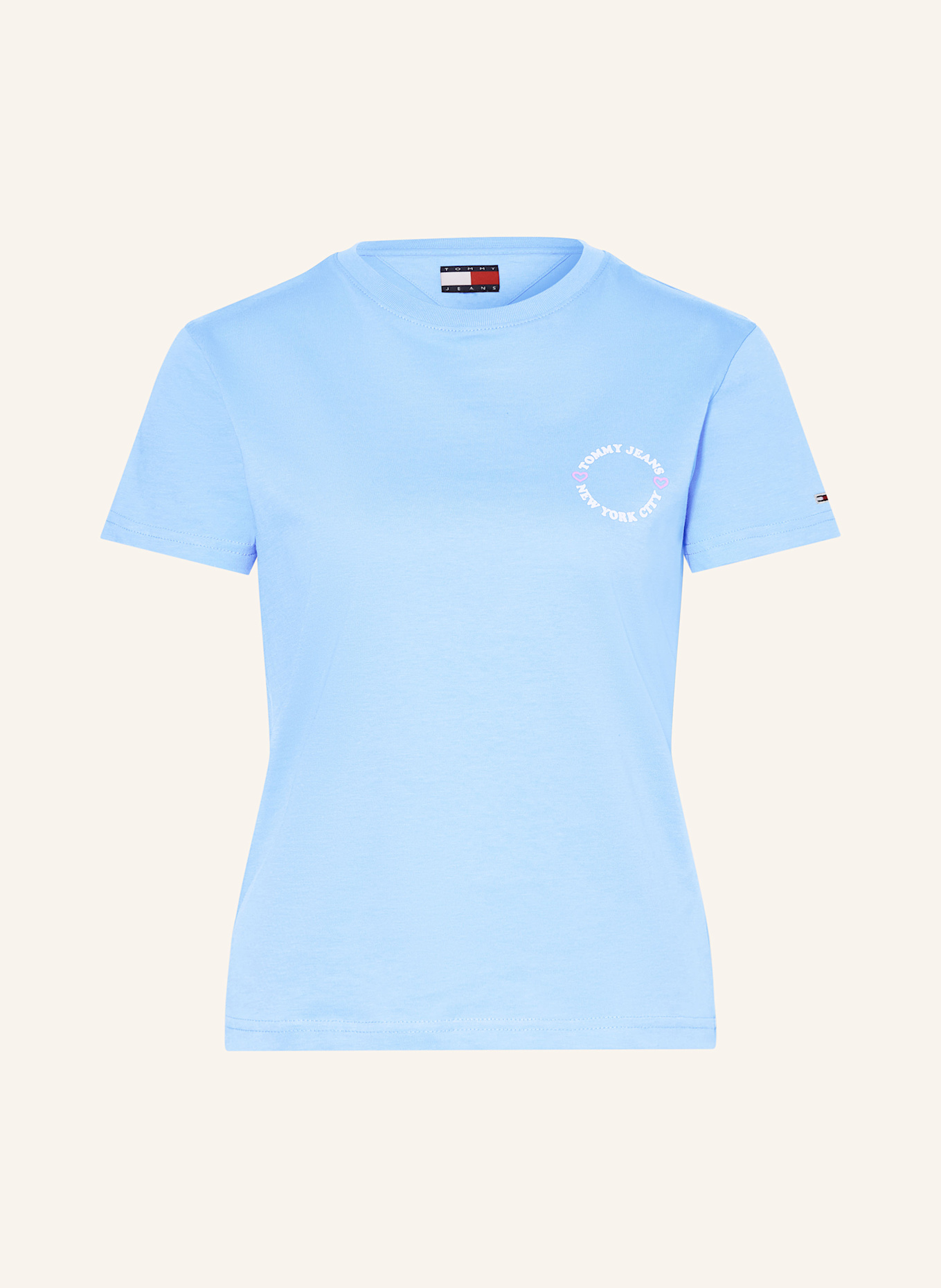 TOMMY JEANS T-Shirt: HELLBLAU