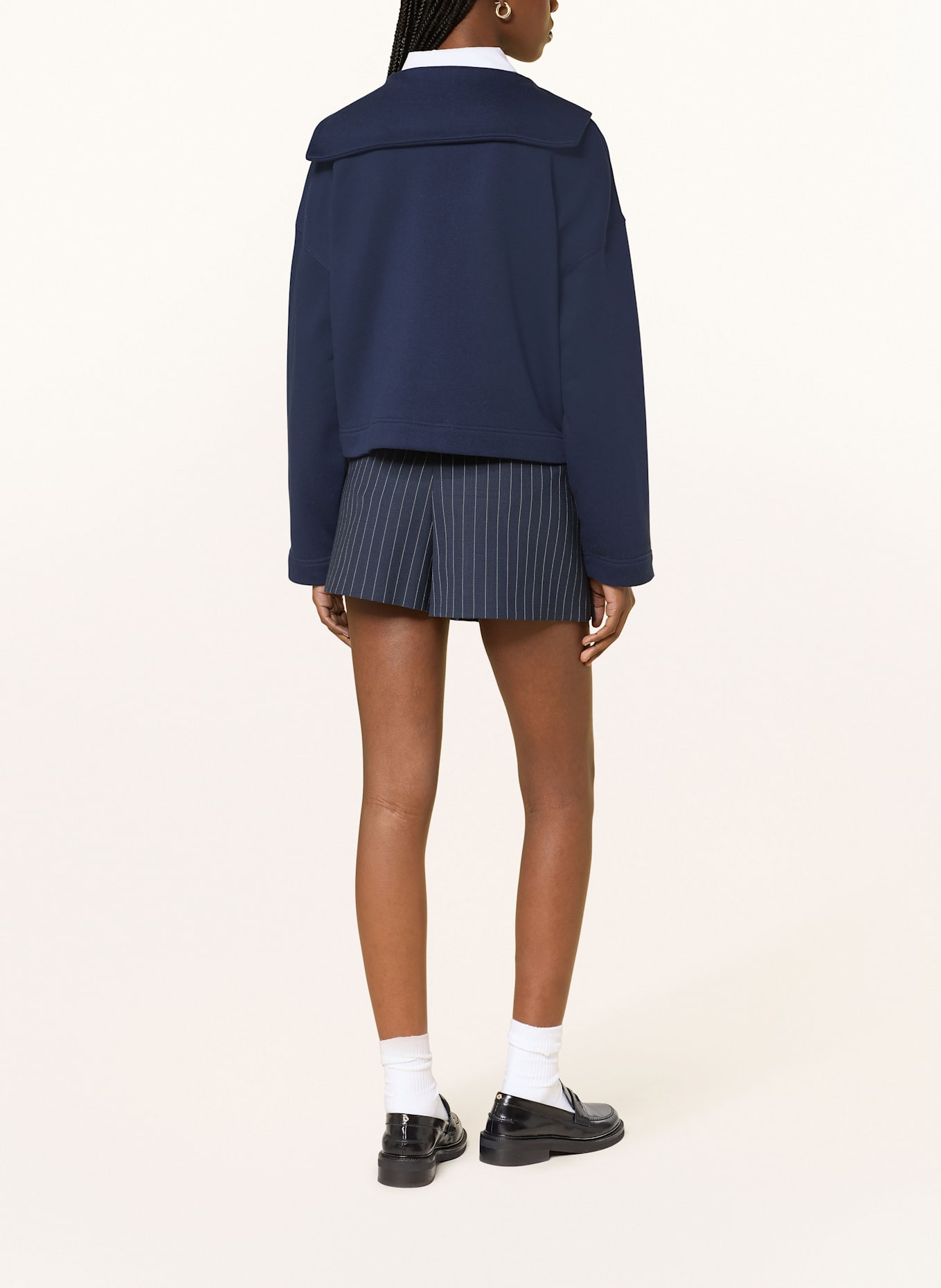 maje Sweatshirt: DUNKELBLAU