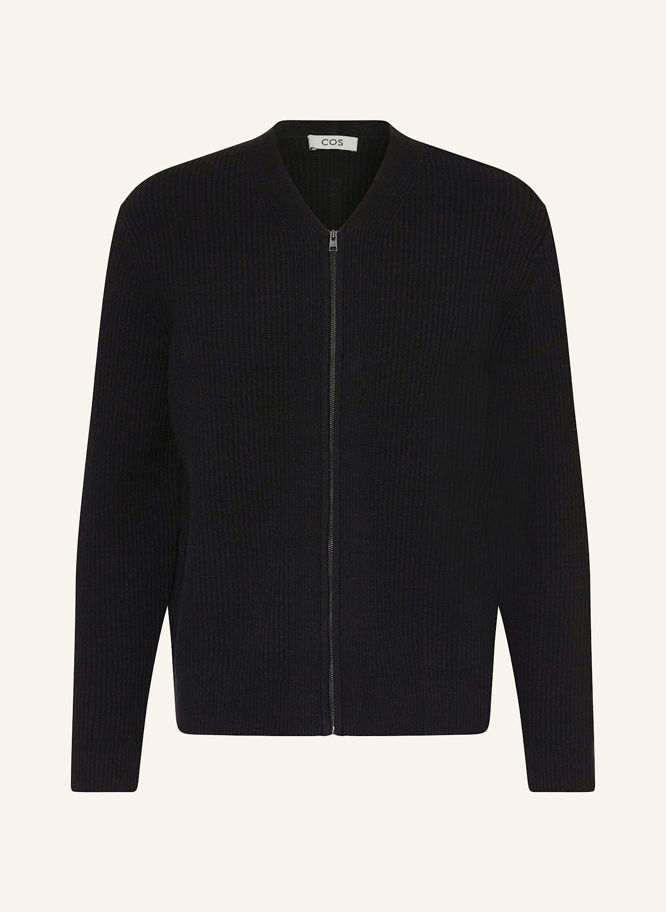 COS Strickjacke: SCHWARZ