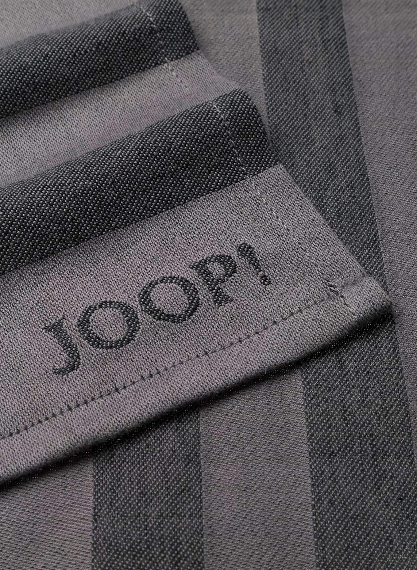 JOOP! Geschirrtuch mit Leinen: DUNKELGRAU / SCHWARZ