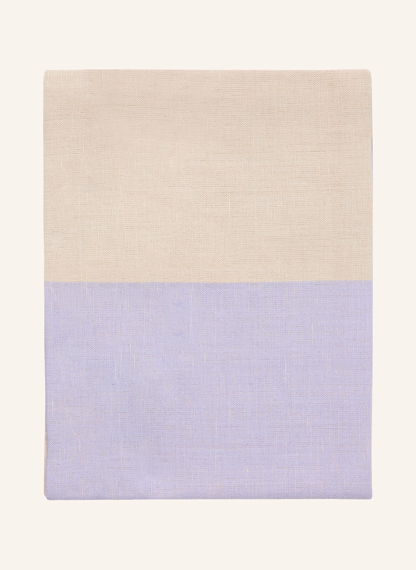 Cawö Geschirrtuch CUISINE DUO mit Leinen: HELLLILA / BEIGE