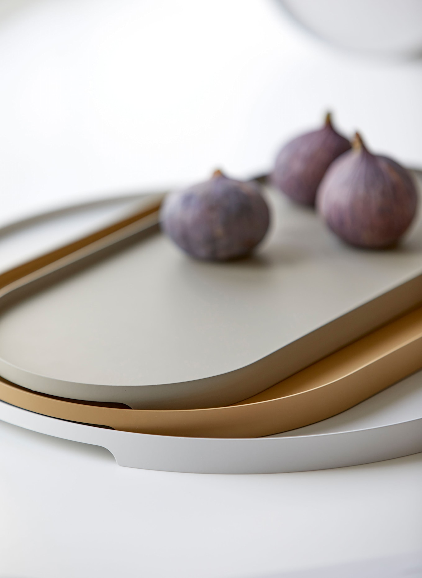 ZONE DENMARK Tablett SINGLES: HELLGRAU