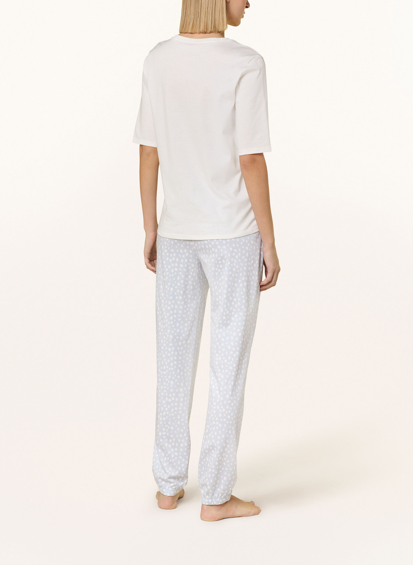 CALIDA Schlafhose FAVOURITES SLEEP: HELLBLAU / WEISS