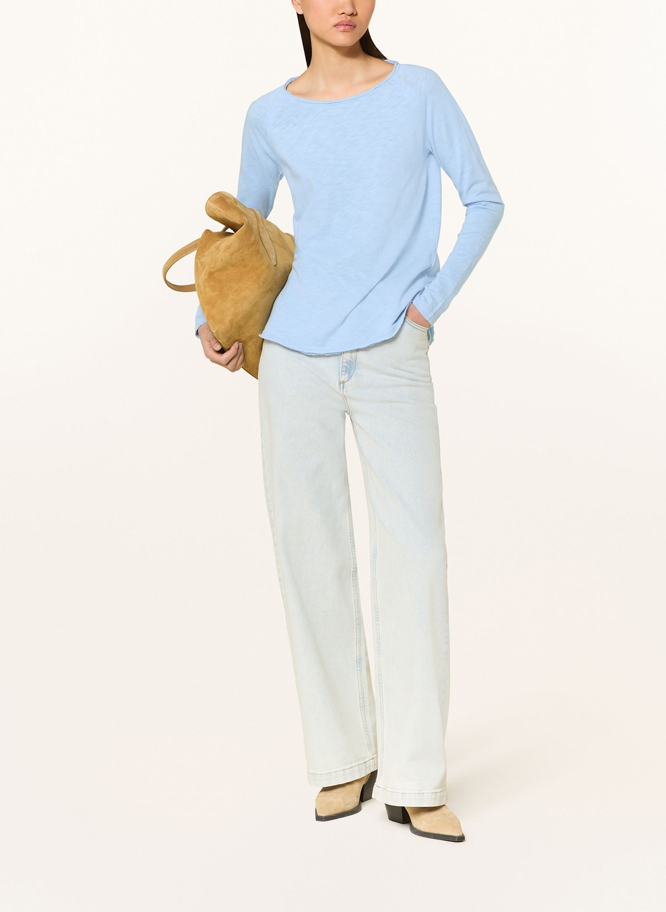 Rich & Royal Longsleeve: HELLBLAU