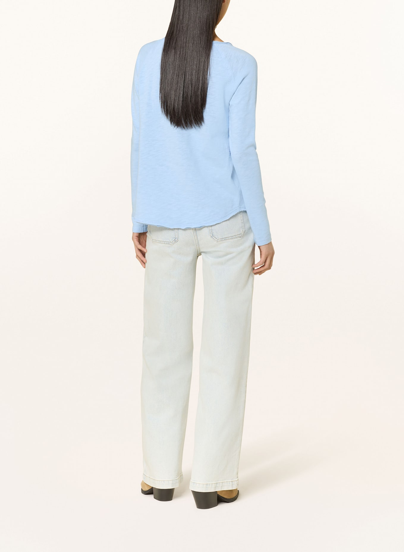 Rich & Royal Longsleeve: HELLBLAU