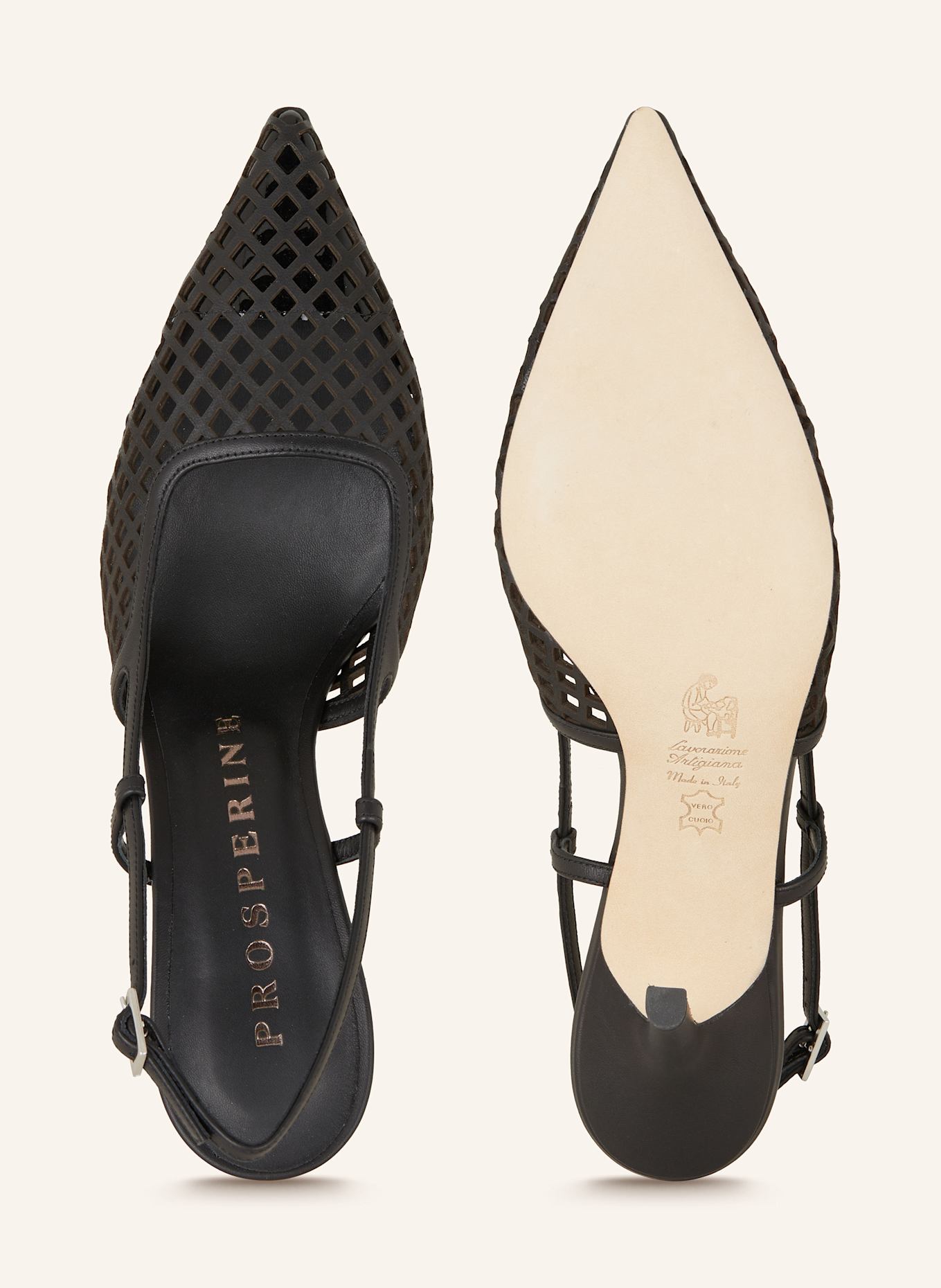 PROSPERINE Slingpumps: SCHWARZ