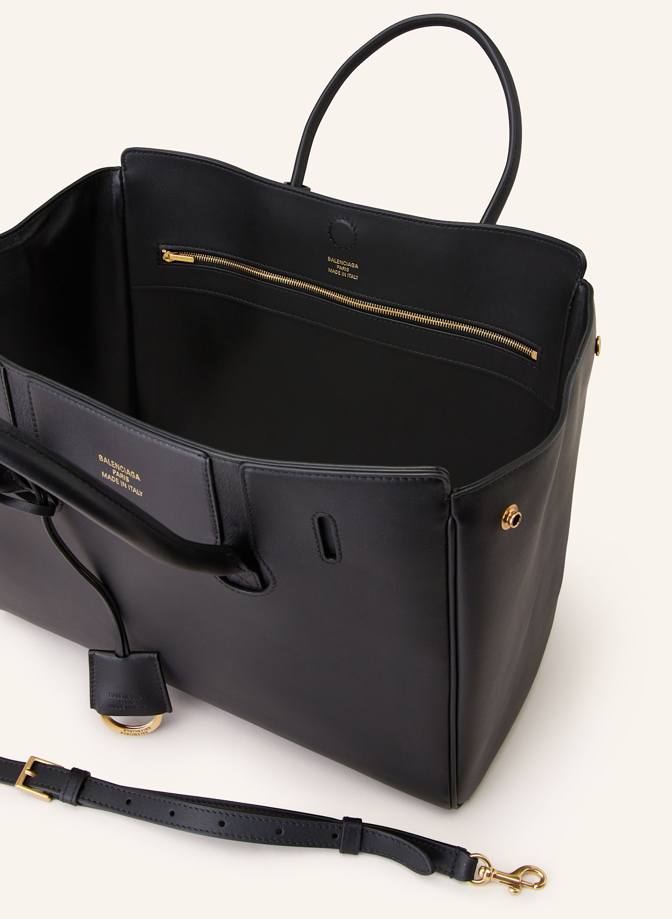 BALENCIAGA Shopper HAMPTON SMALL: SCHWARZ