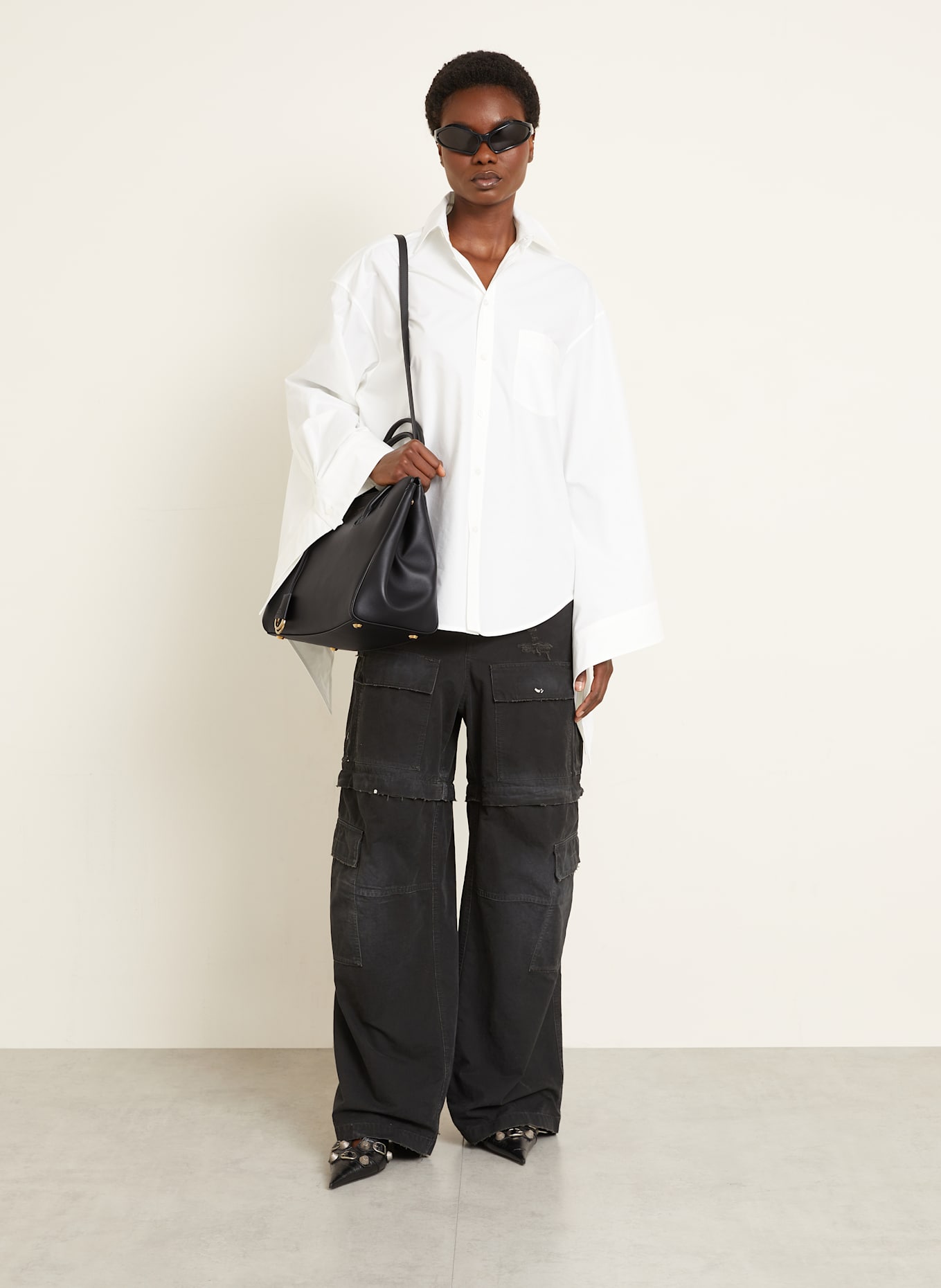 BALENCIAGA Shopper HAMPTON SMALL: SCHWARZ