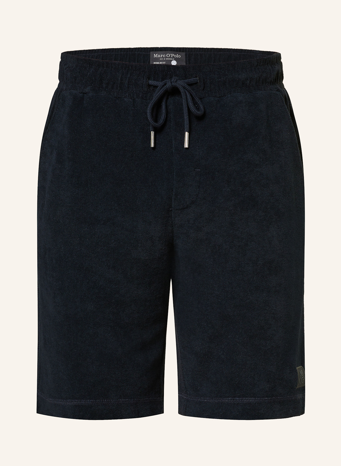 Marc O'Polo Frotteeshorts: DUNKELBLAU